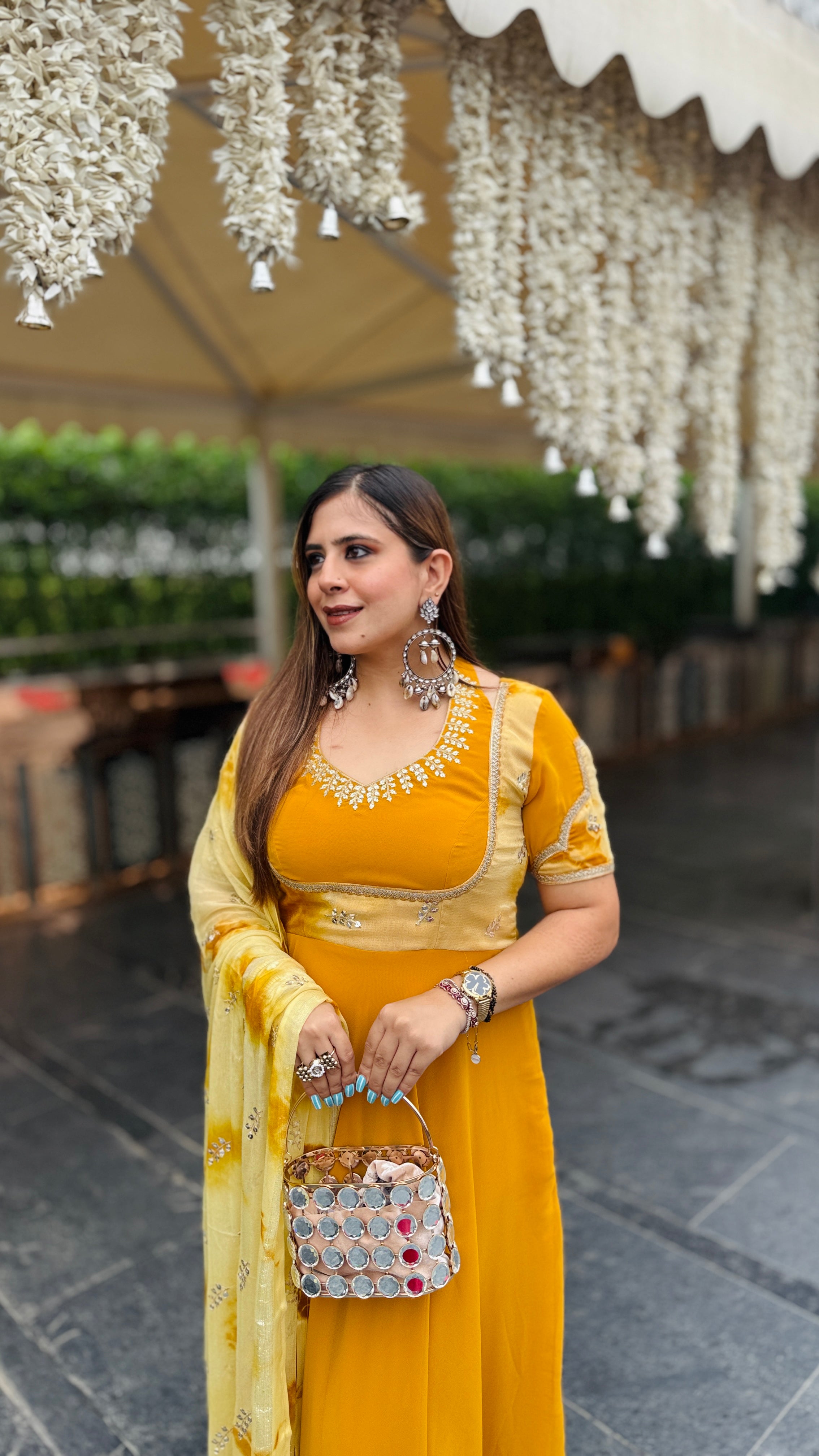 Mustard Musketeer Anarkali