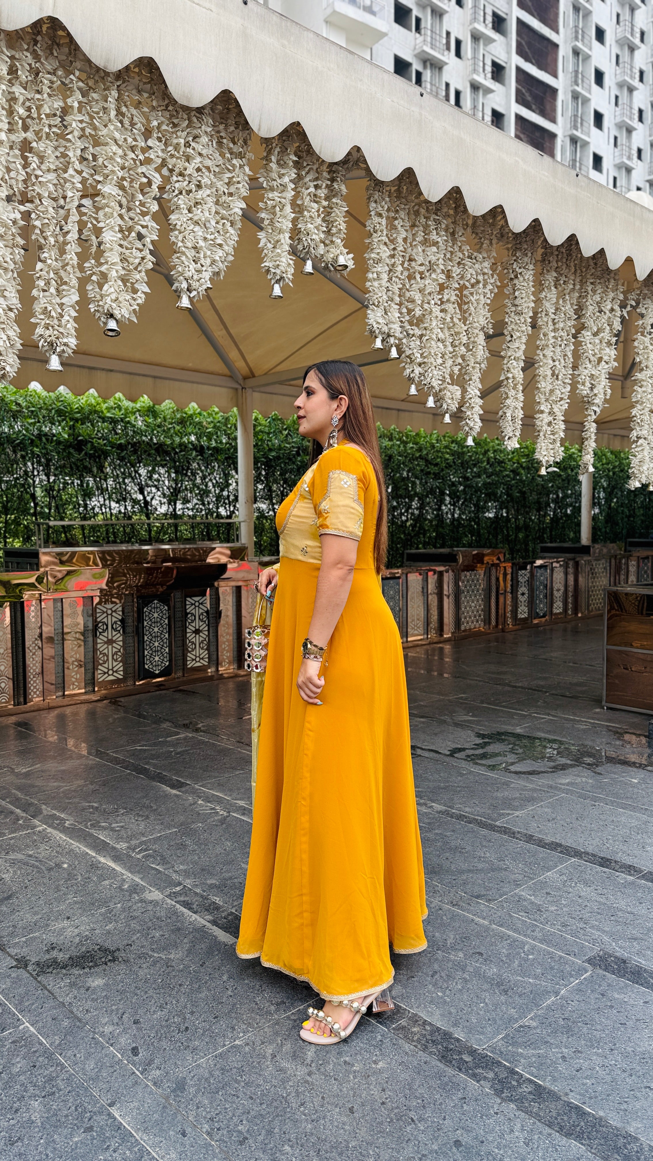 Mustard Musketeer Anarkali