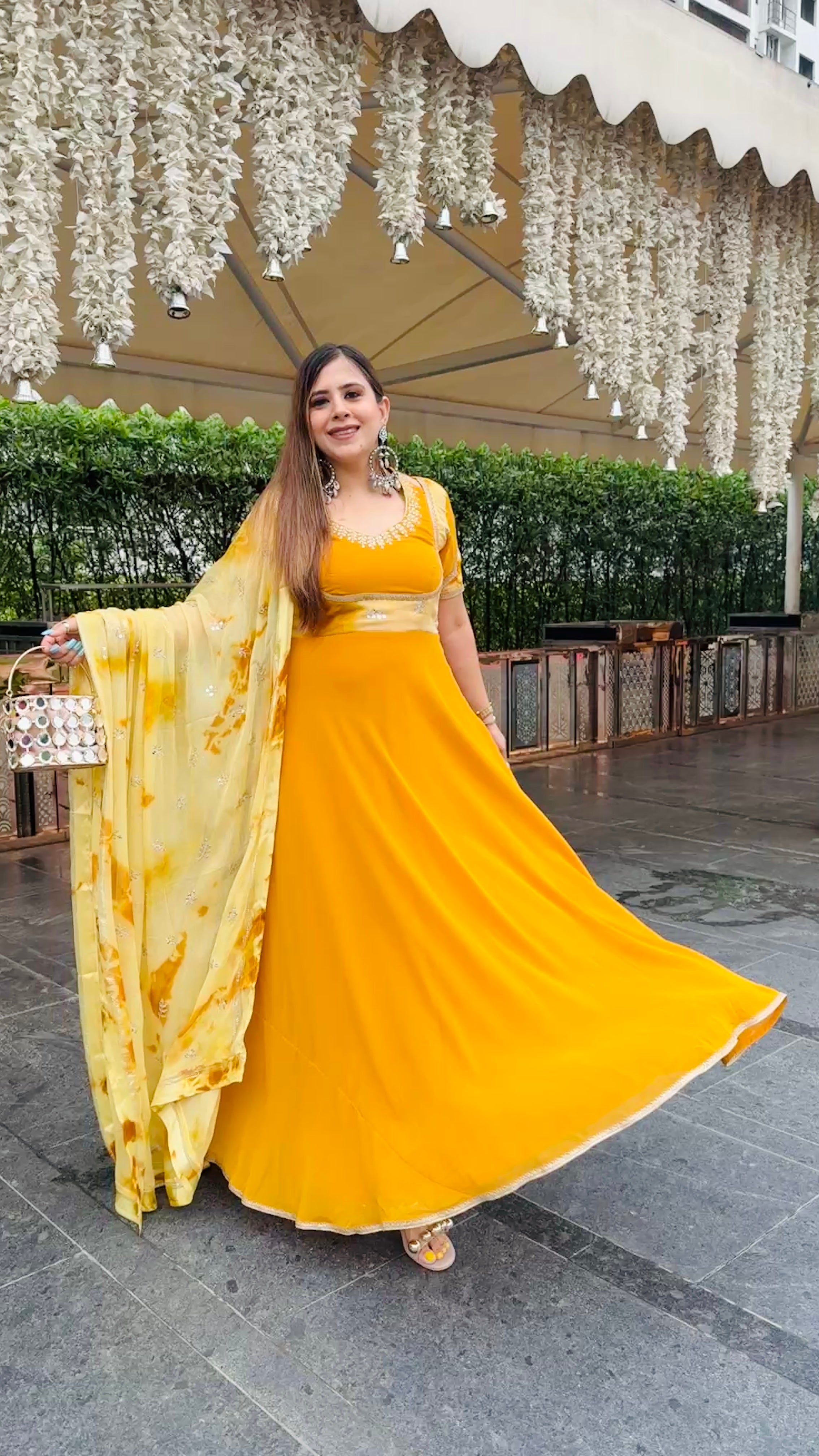 Mustard Musketeer Anarkali