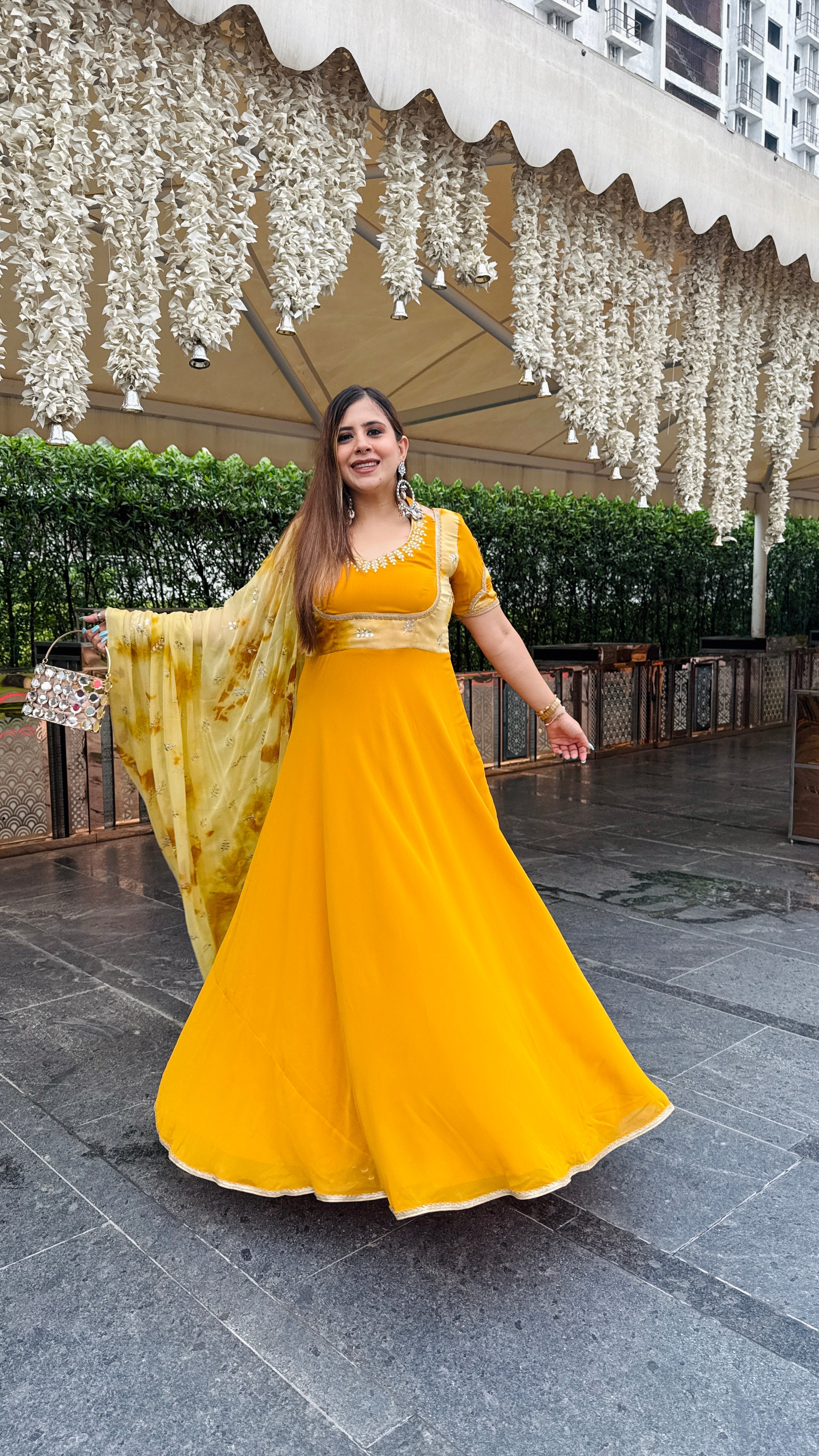 Mustard Musketeer Anarkali