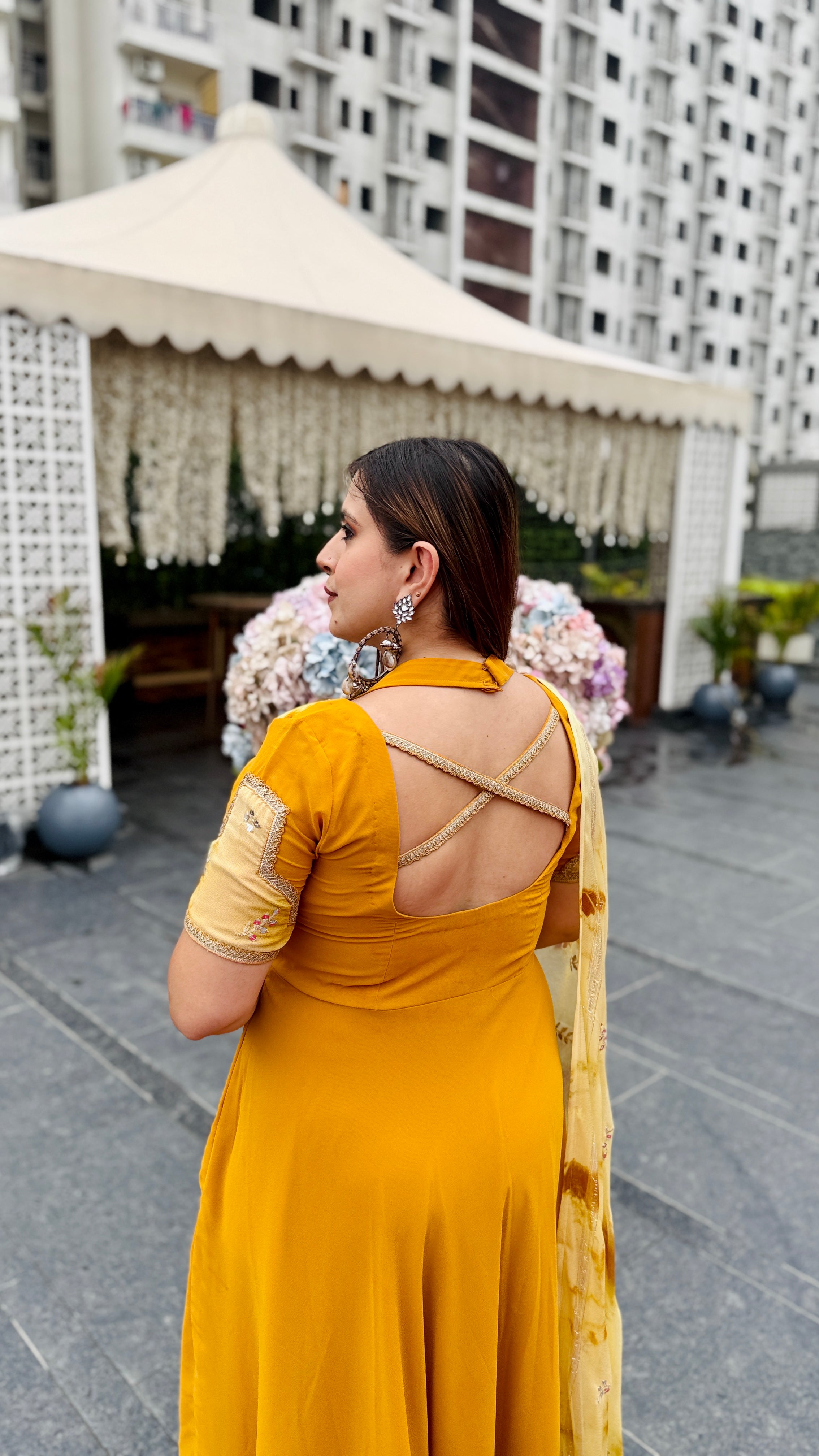 Mustard Musketeer Anarkali