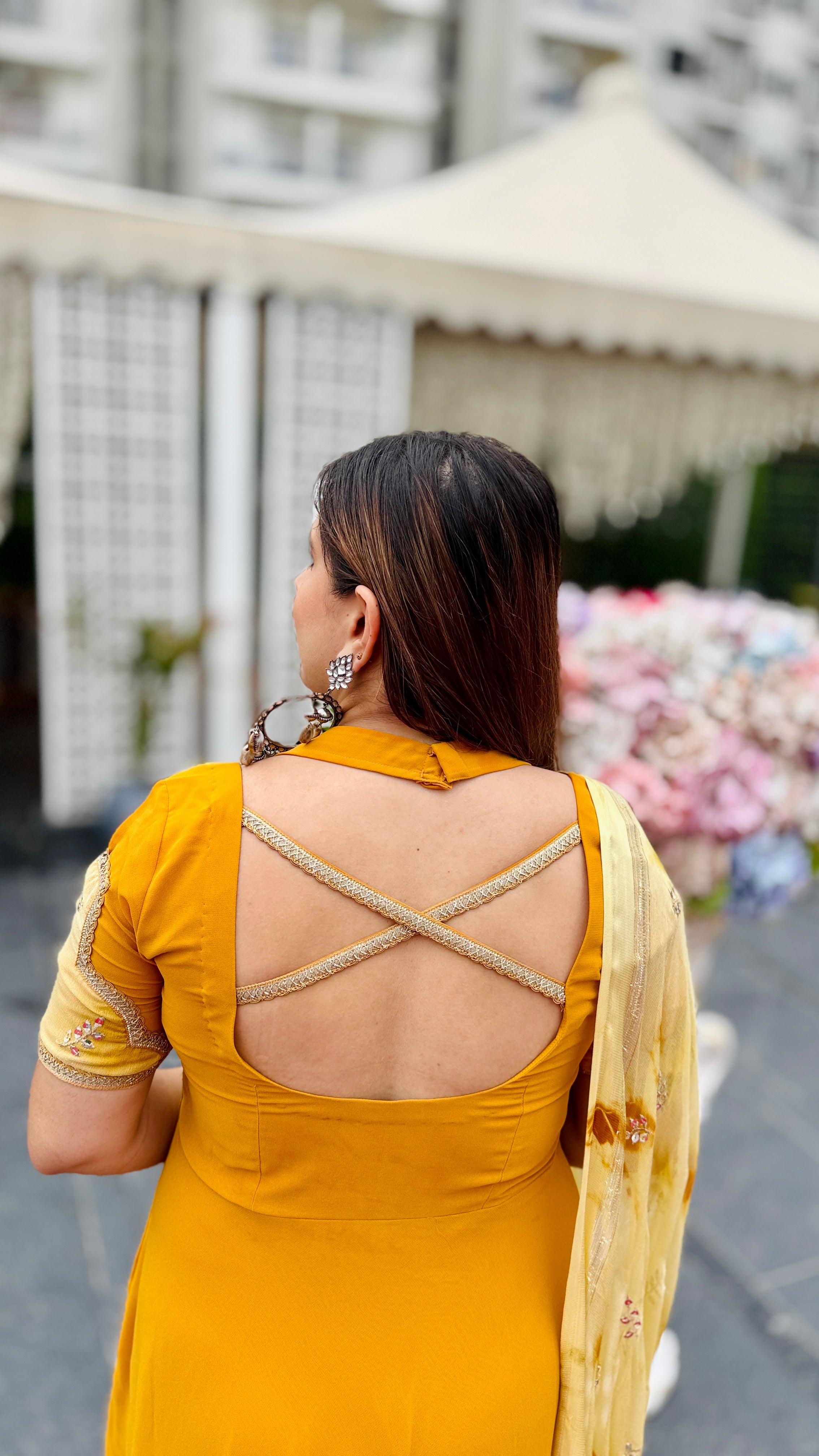 Mustard Musketeer Anarkali