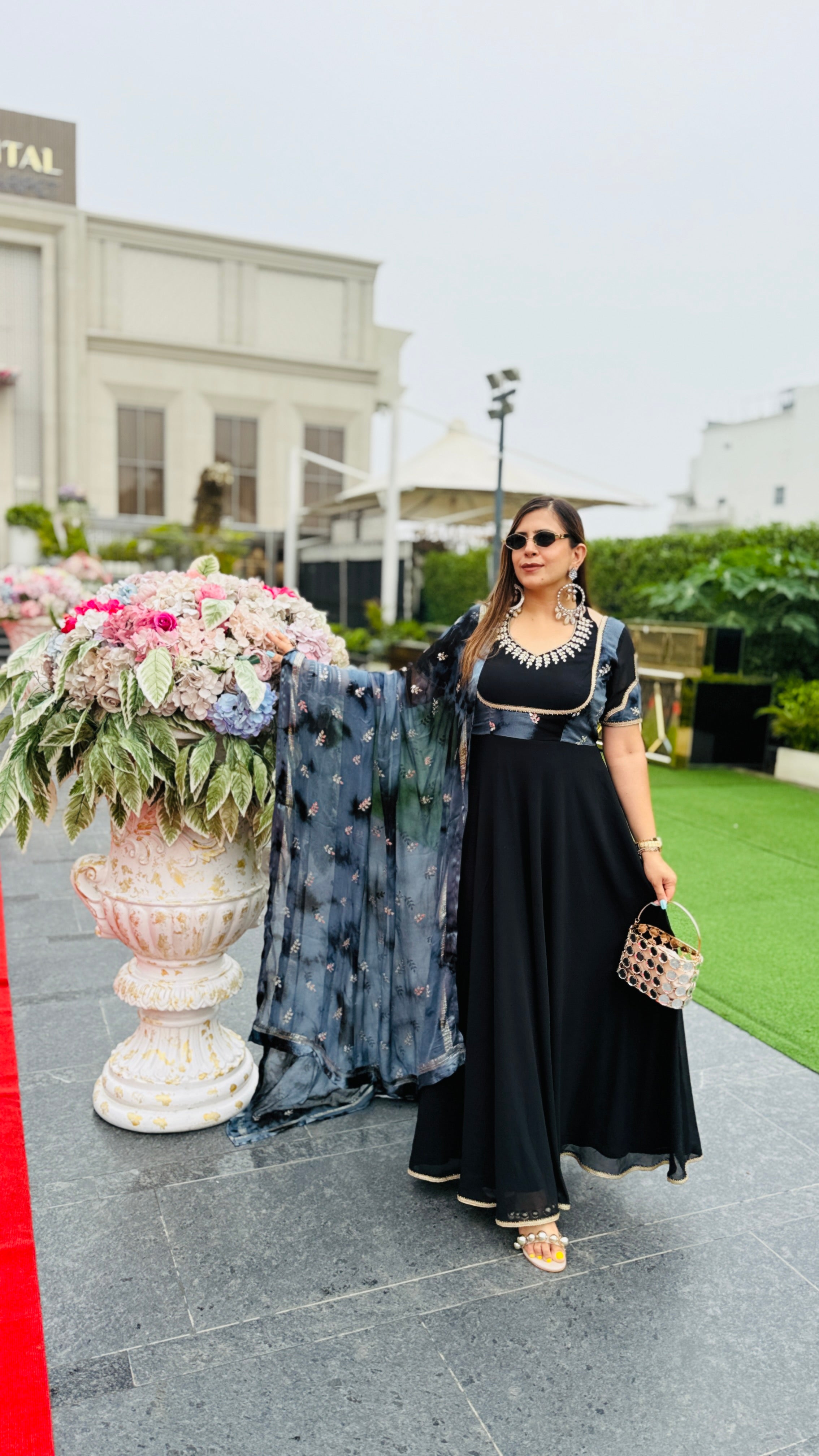 Black Babe Anarkali