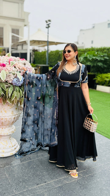 Black Babe Anarkali