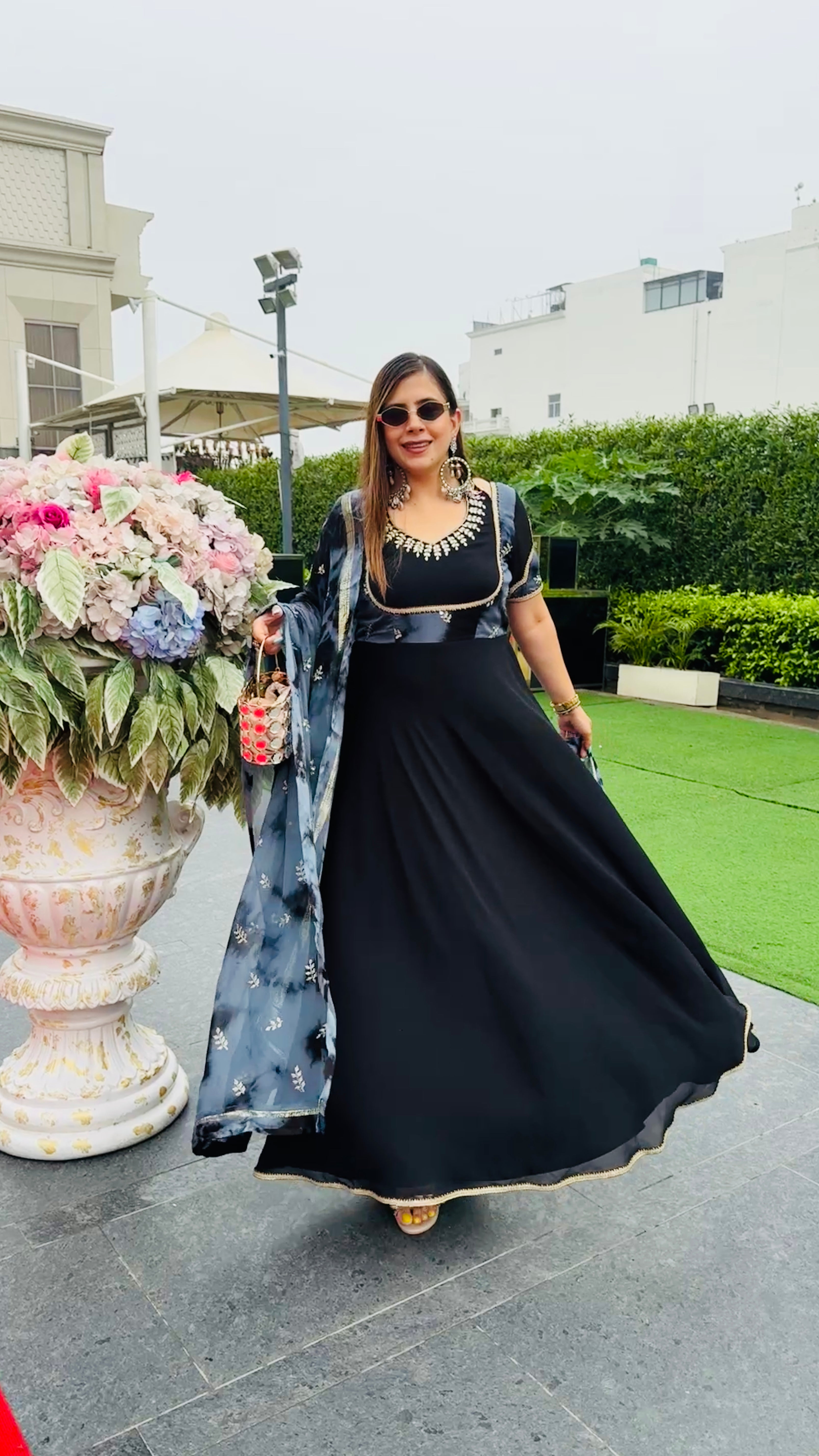 Black Babe Anarkali