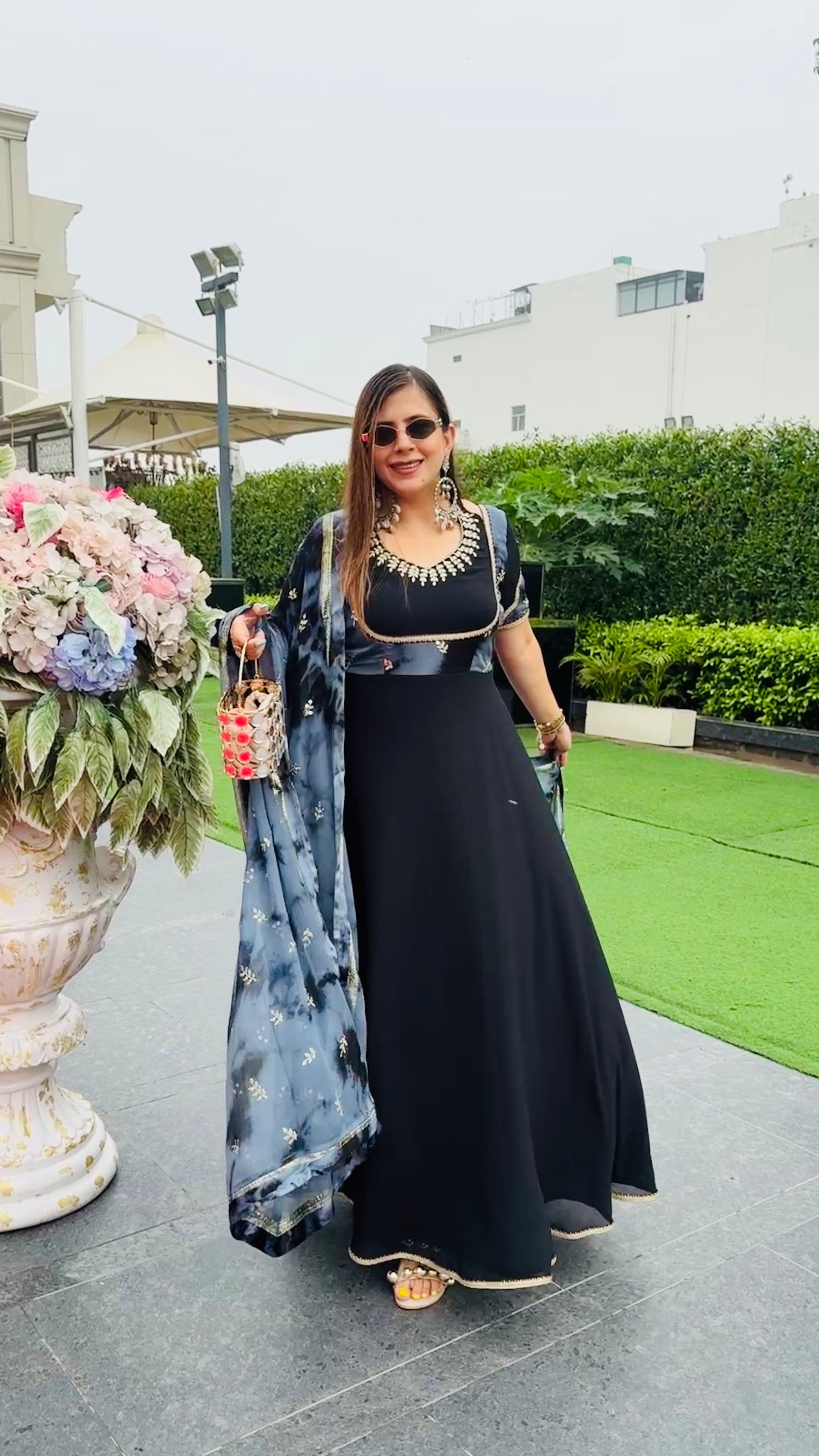 Black Babe Anarkali