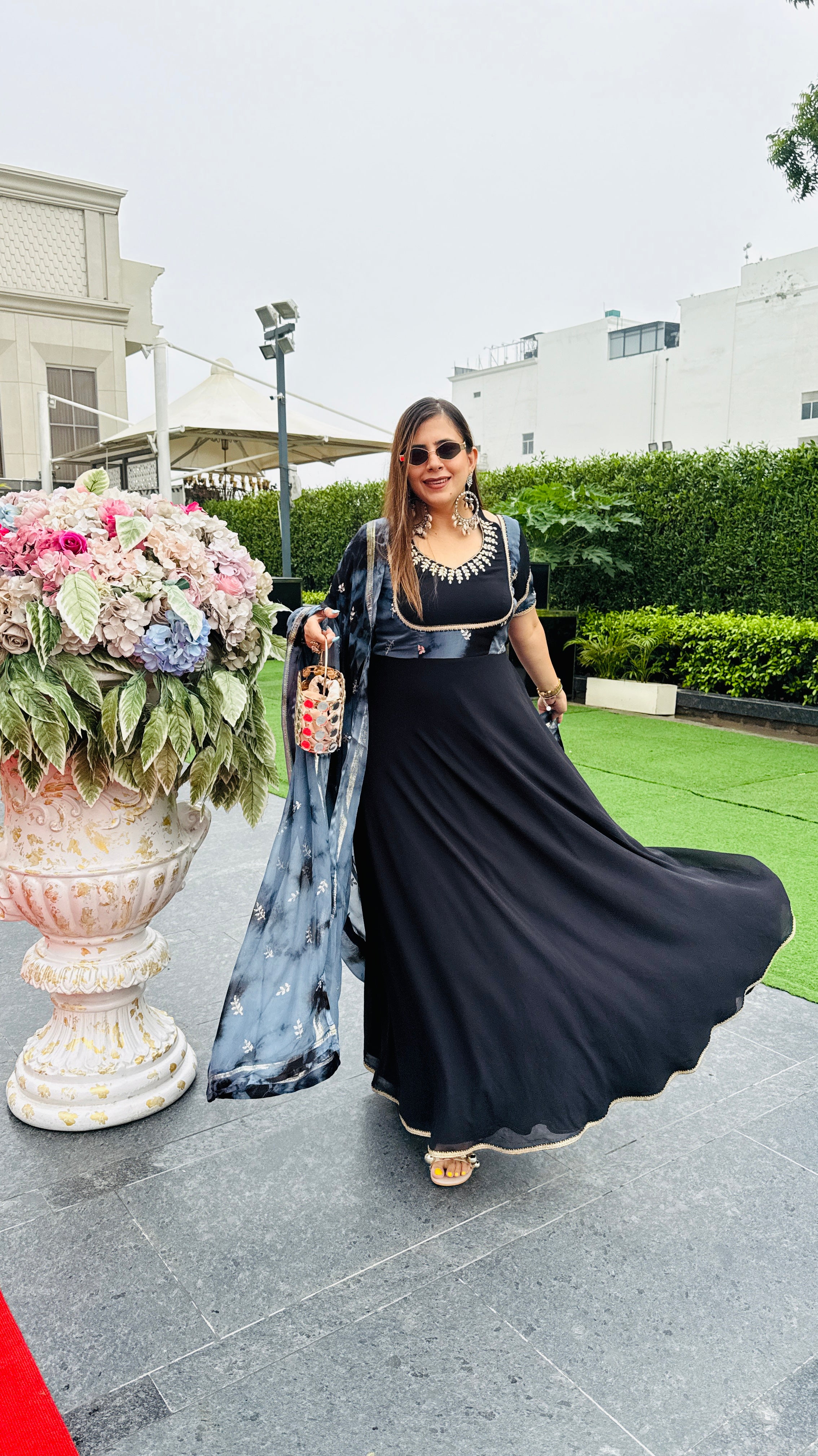 Black Babe Anarkali