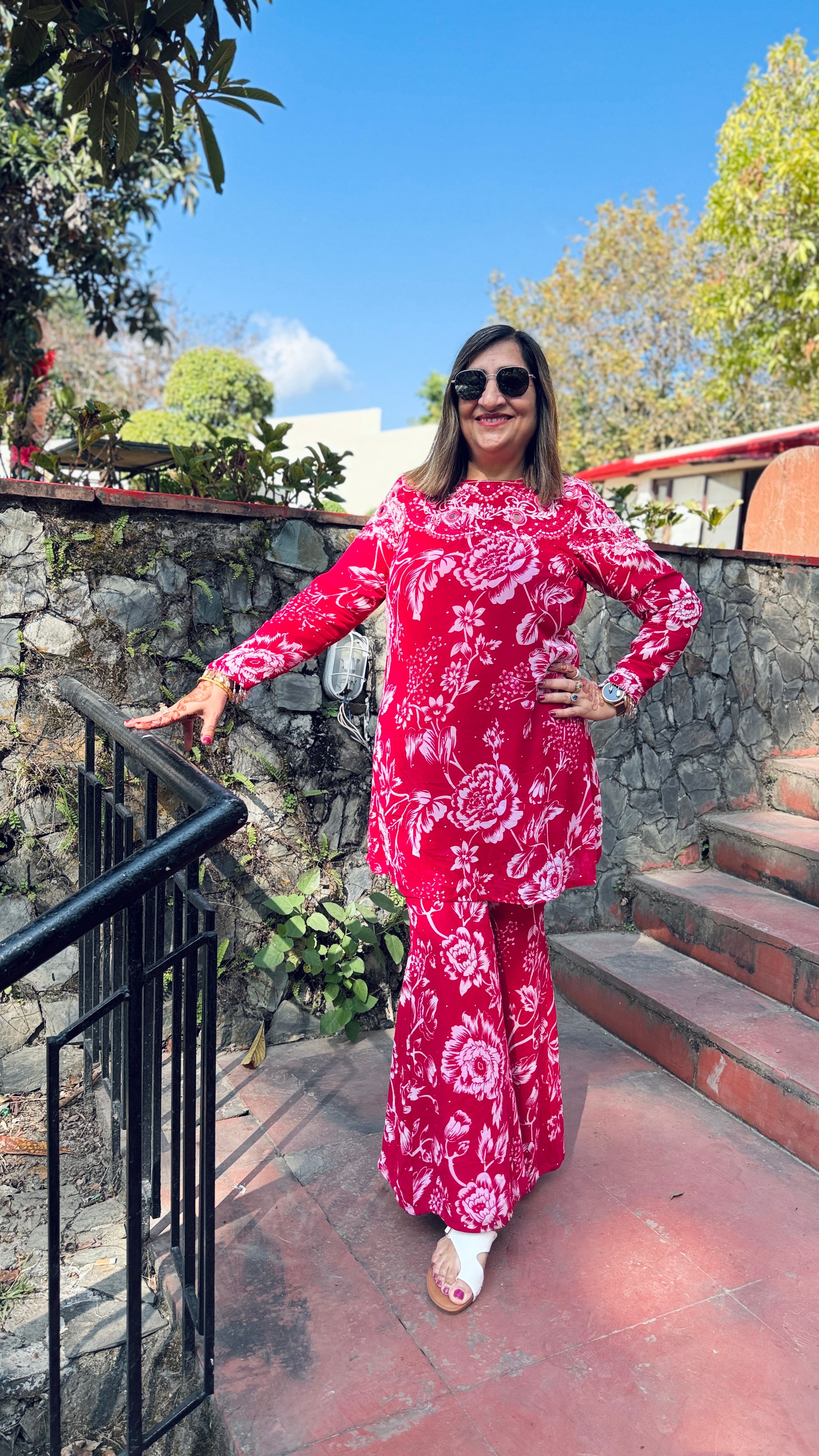 Hot Pink Chooda Co-Ord