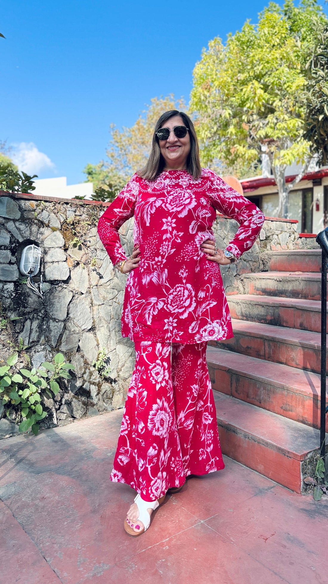 Hot Pink Chooda Co-Ord