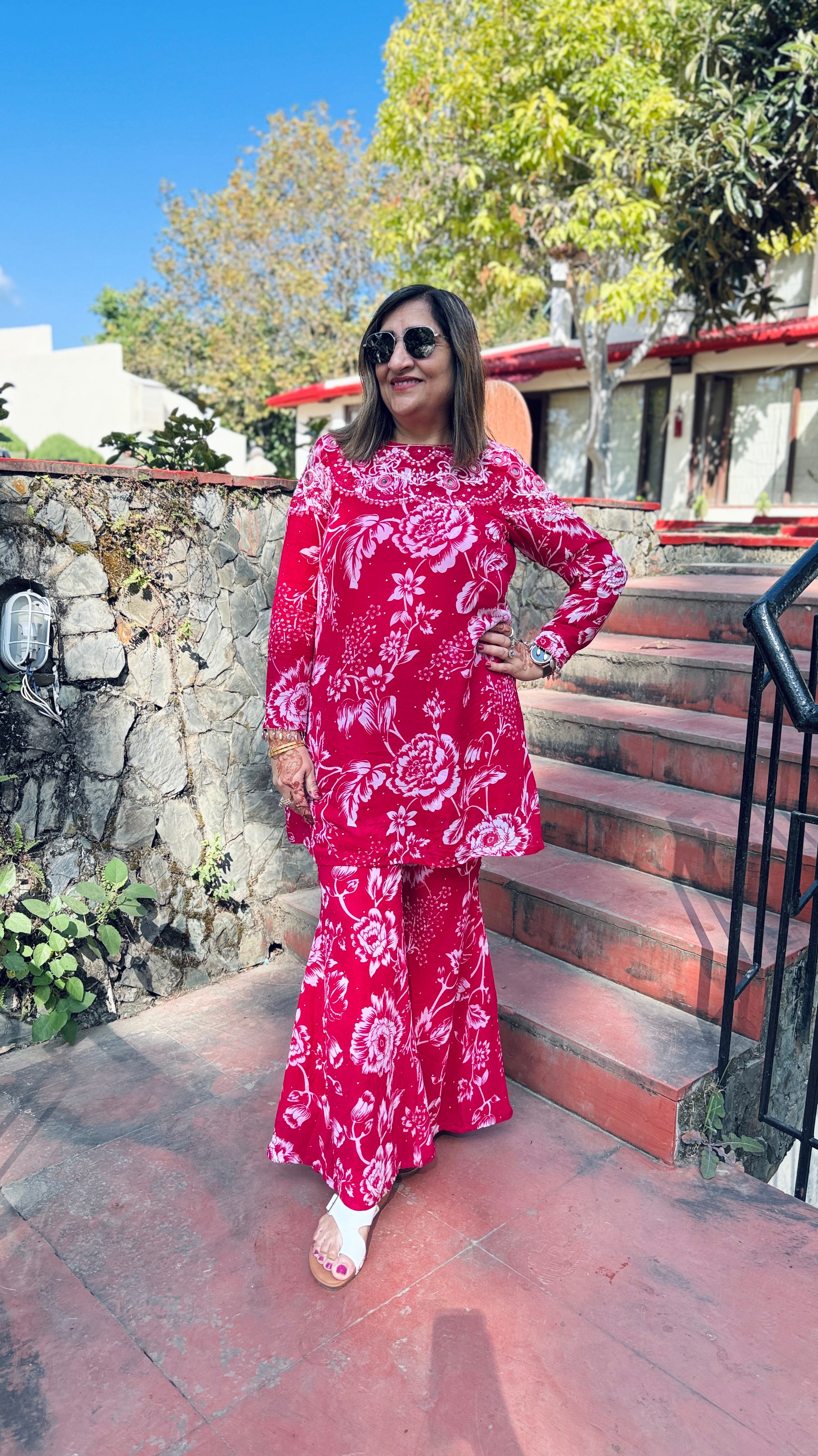 Hot Pink Chooda Co-Ord