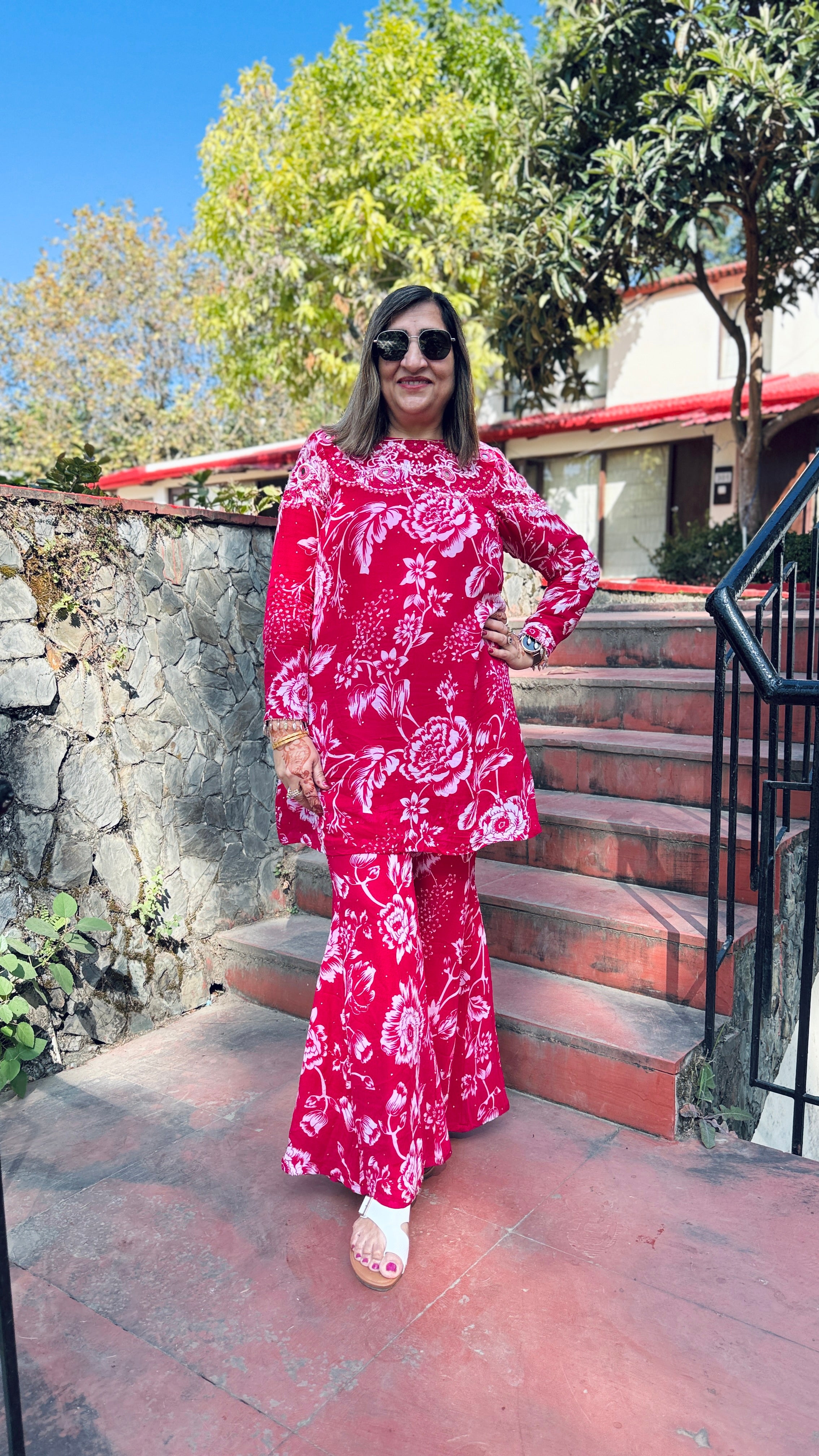 Hot Pink Chooda Co-Ord