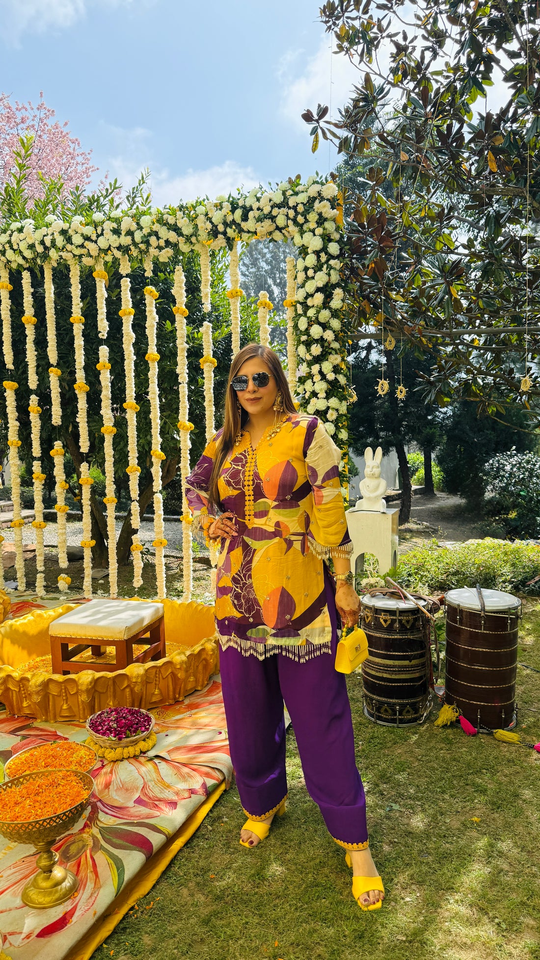 Spill the Purple Farshi Salwar Co-ord