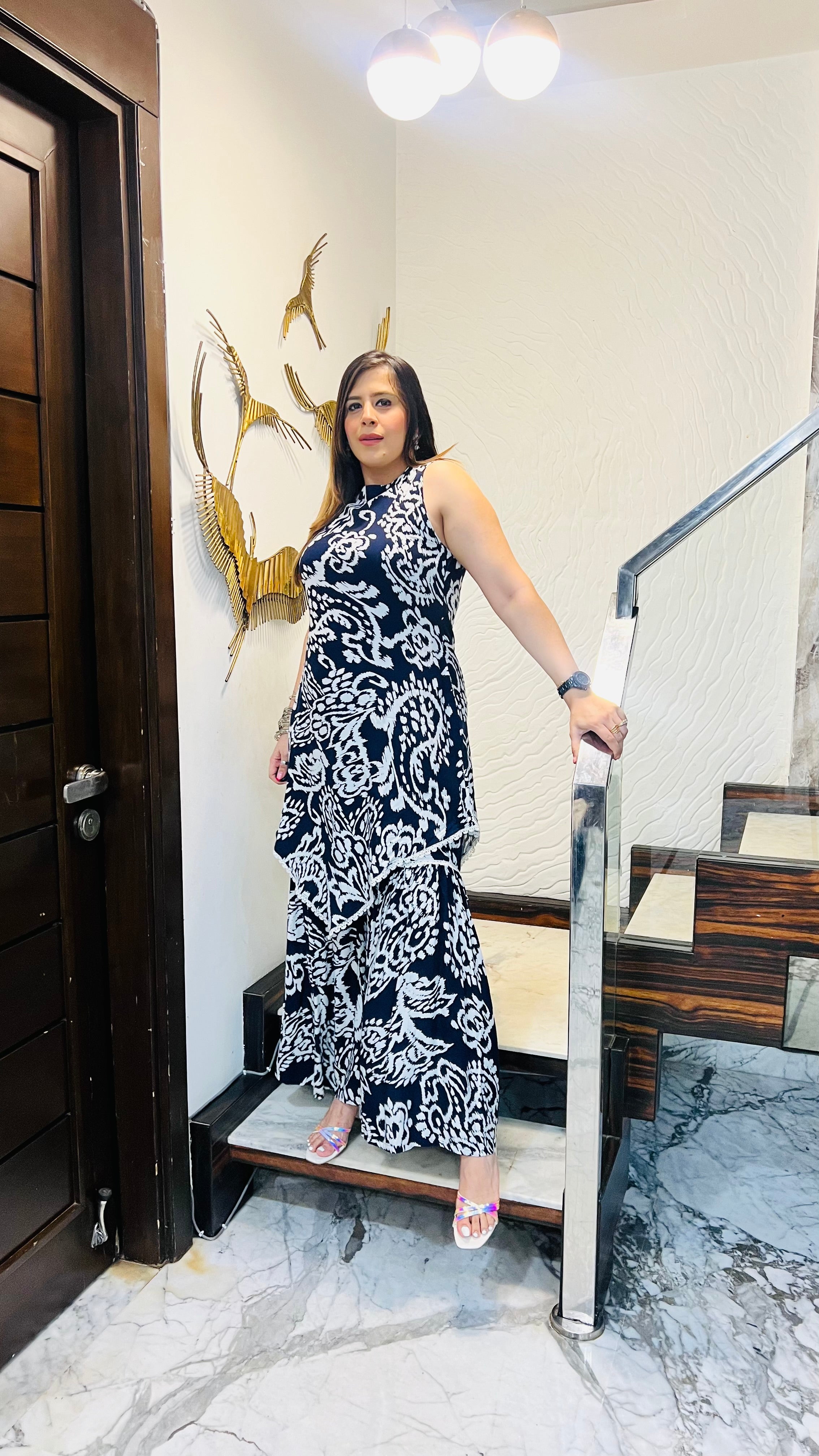 Gorgeously Blue Garara Suit