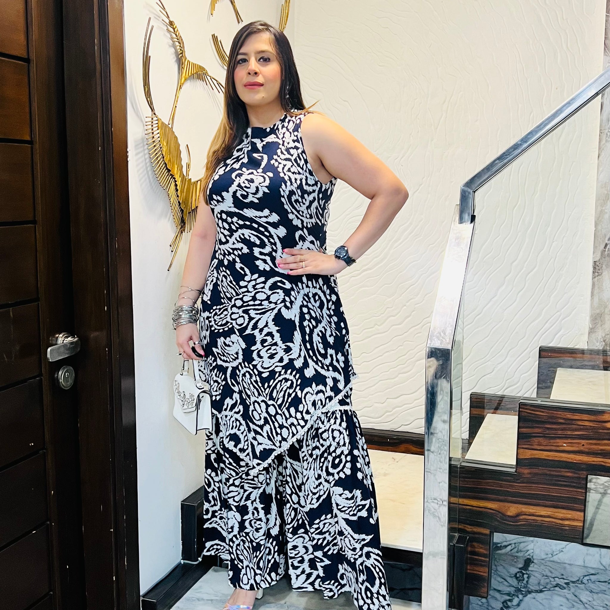 Gorgeously Blue Garara Suit