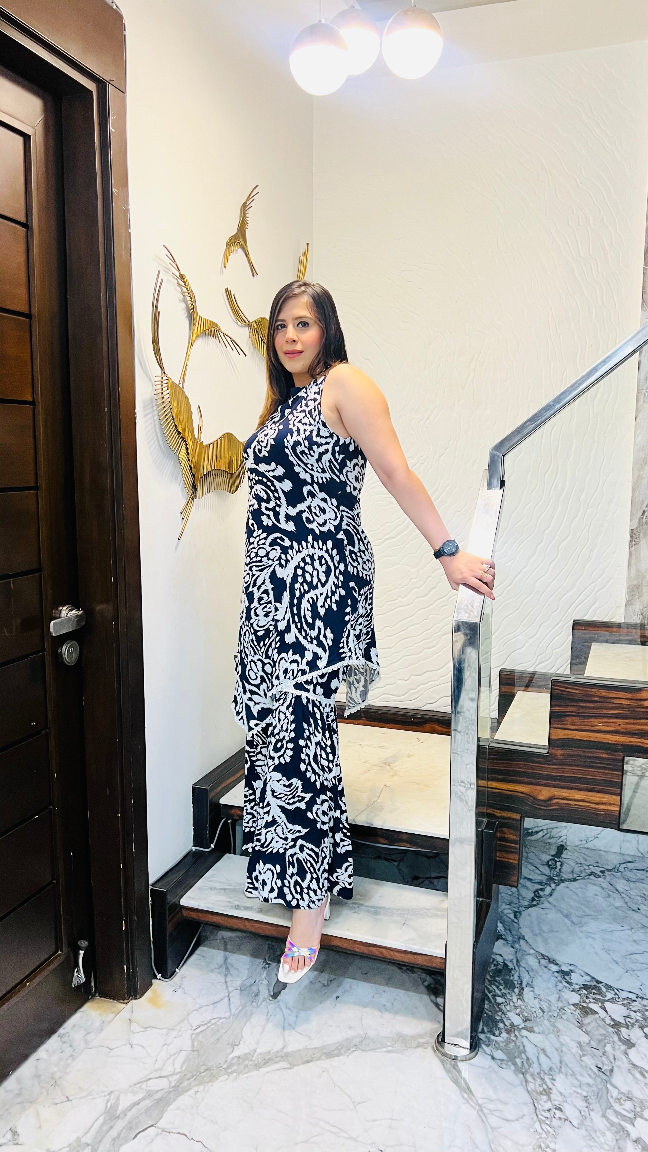 Gorgeously Blue Garara Suit