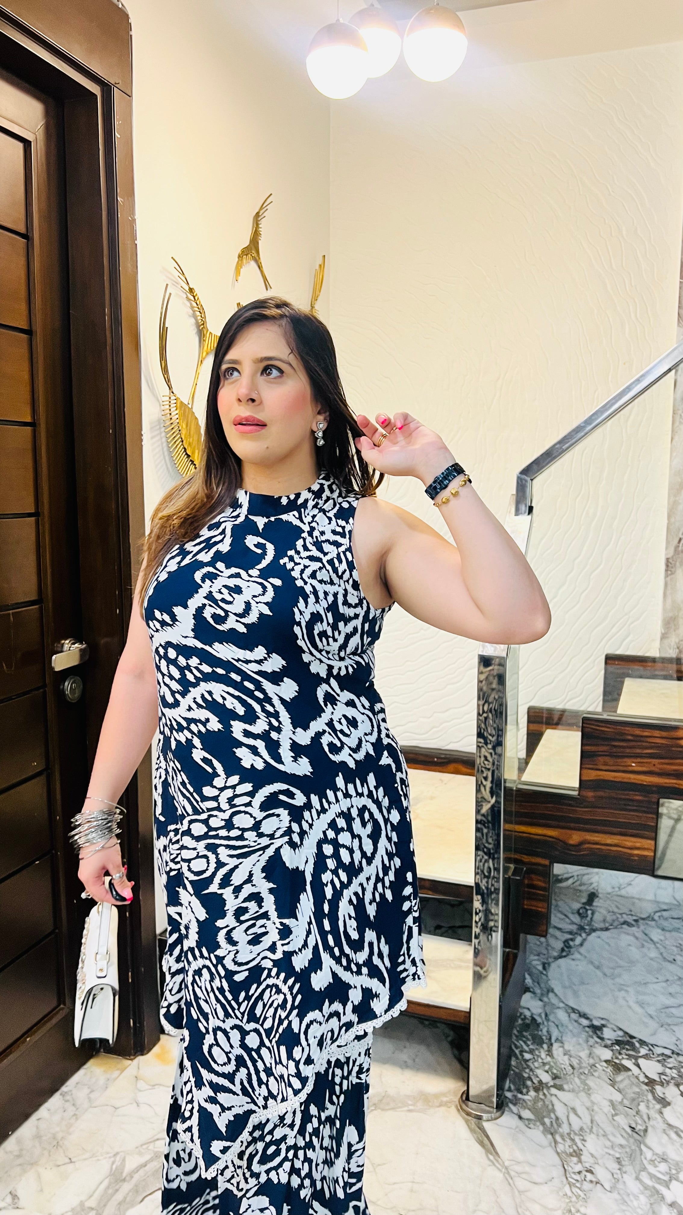 Gorgeously Blue Garara Suit