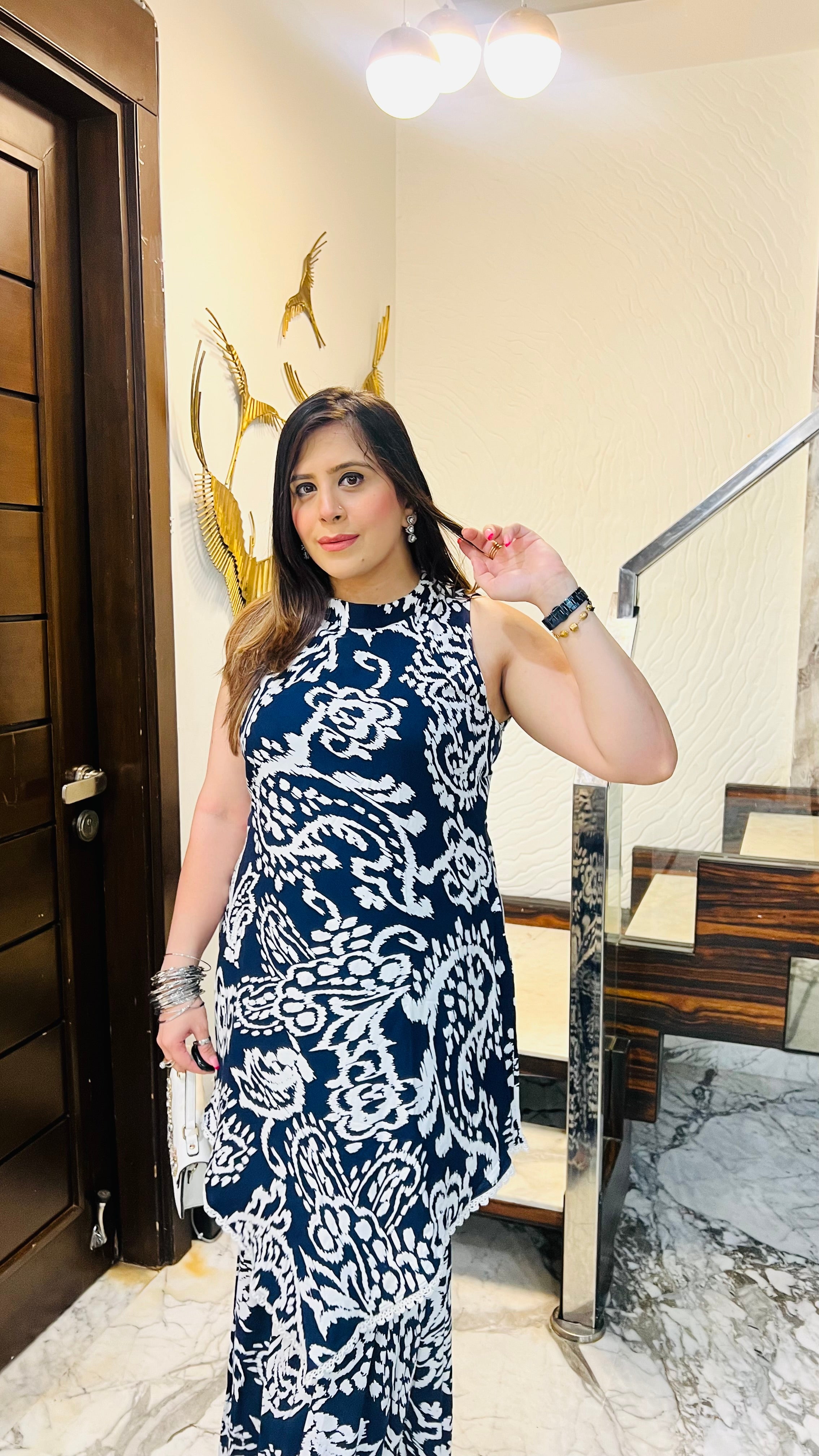 Gorgeously Blue Garara Suit