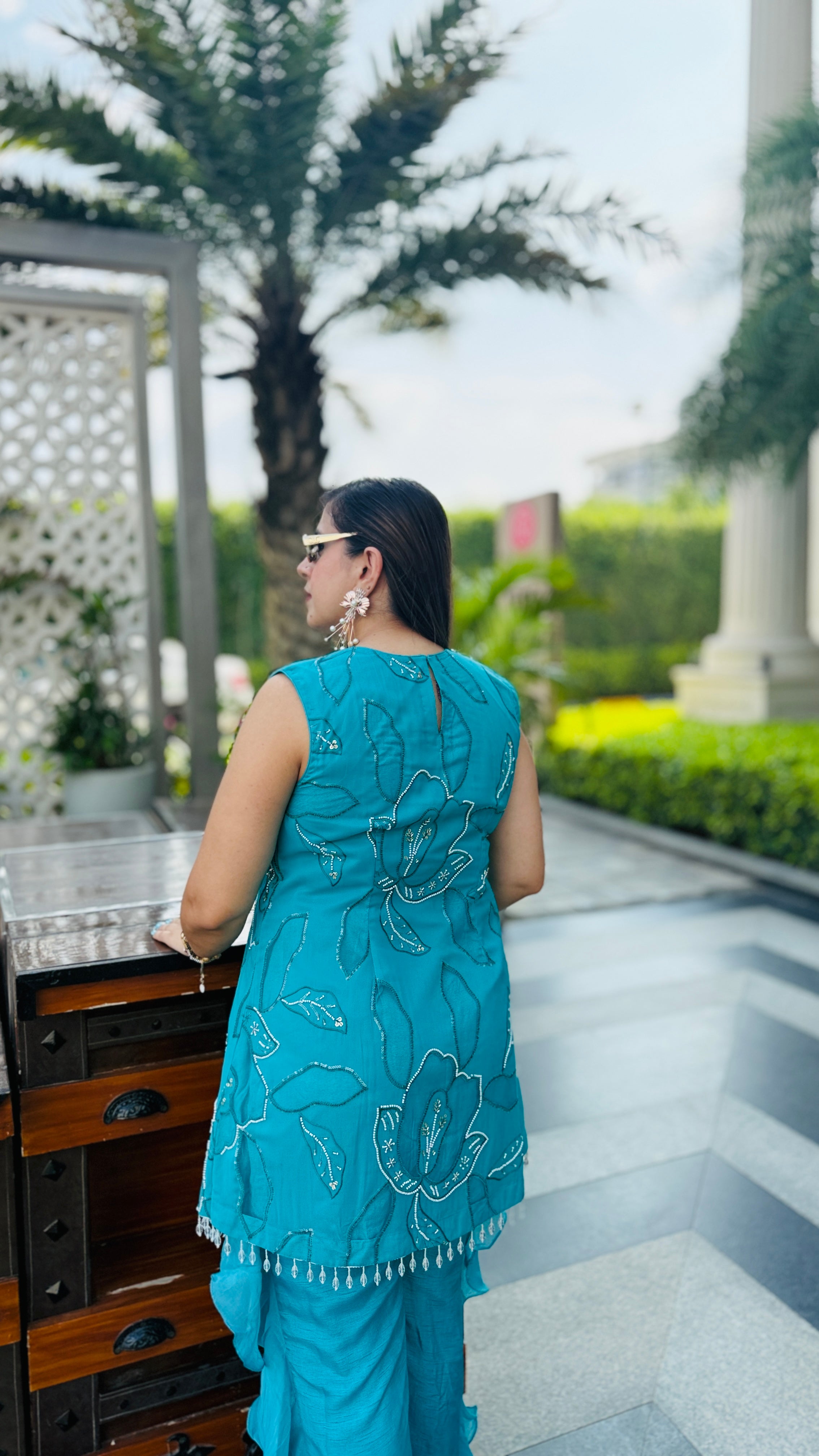 Turquoise Hollywood Co-Ord