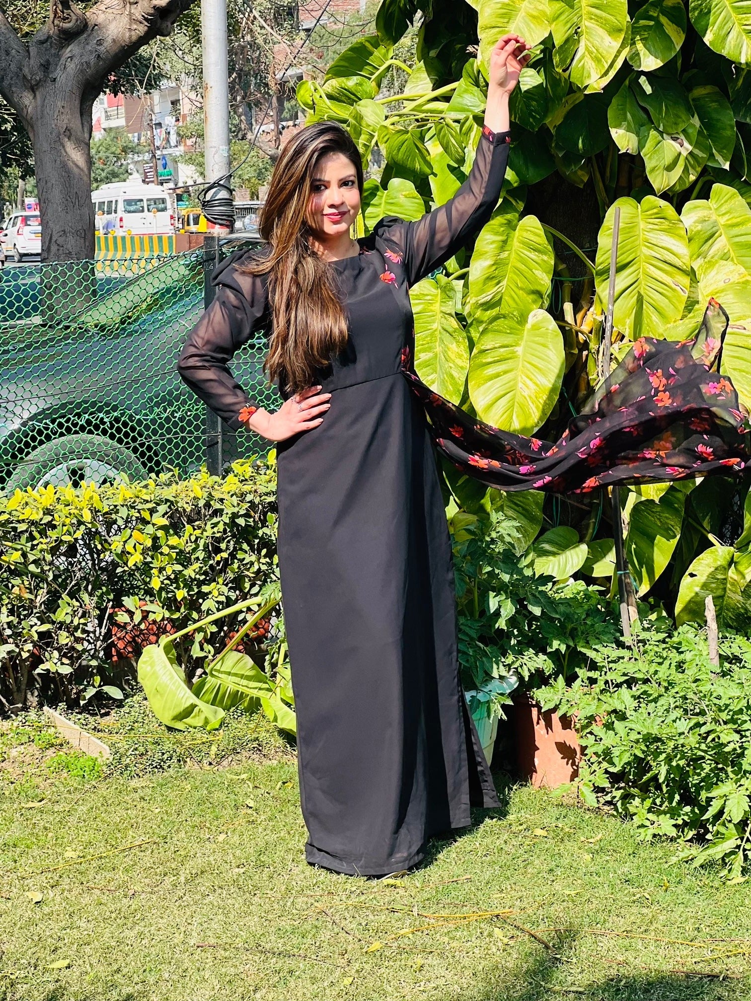 Black Devil’s Rose Maxi