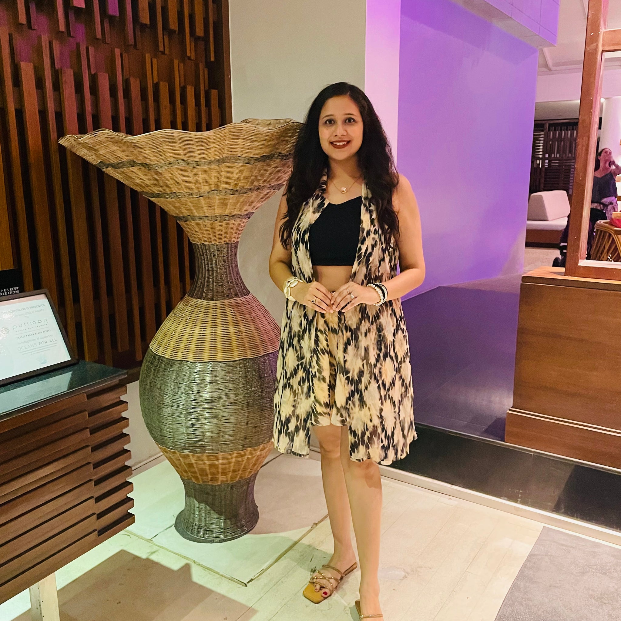 Beige Skirt Co-ord ( Without Bustier )