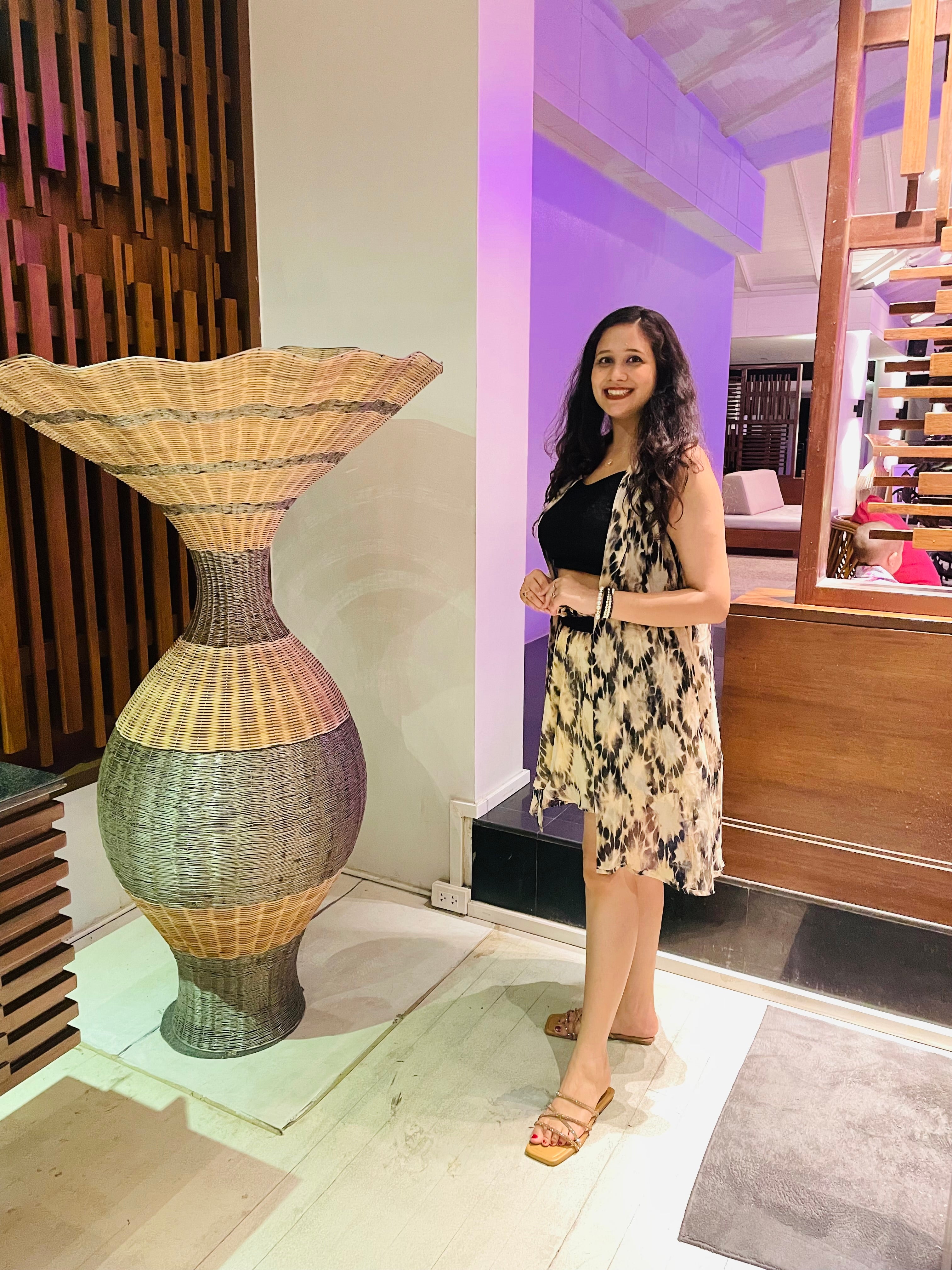 Beige Skirt Co-ord ( With Bustier )