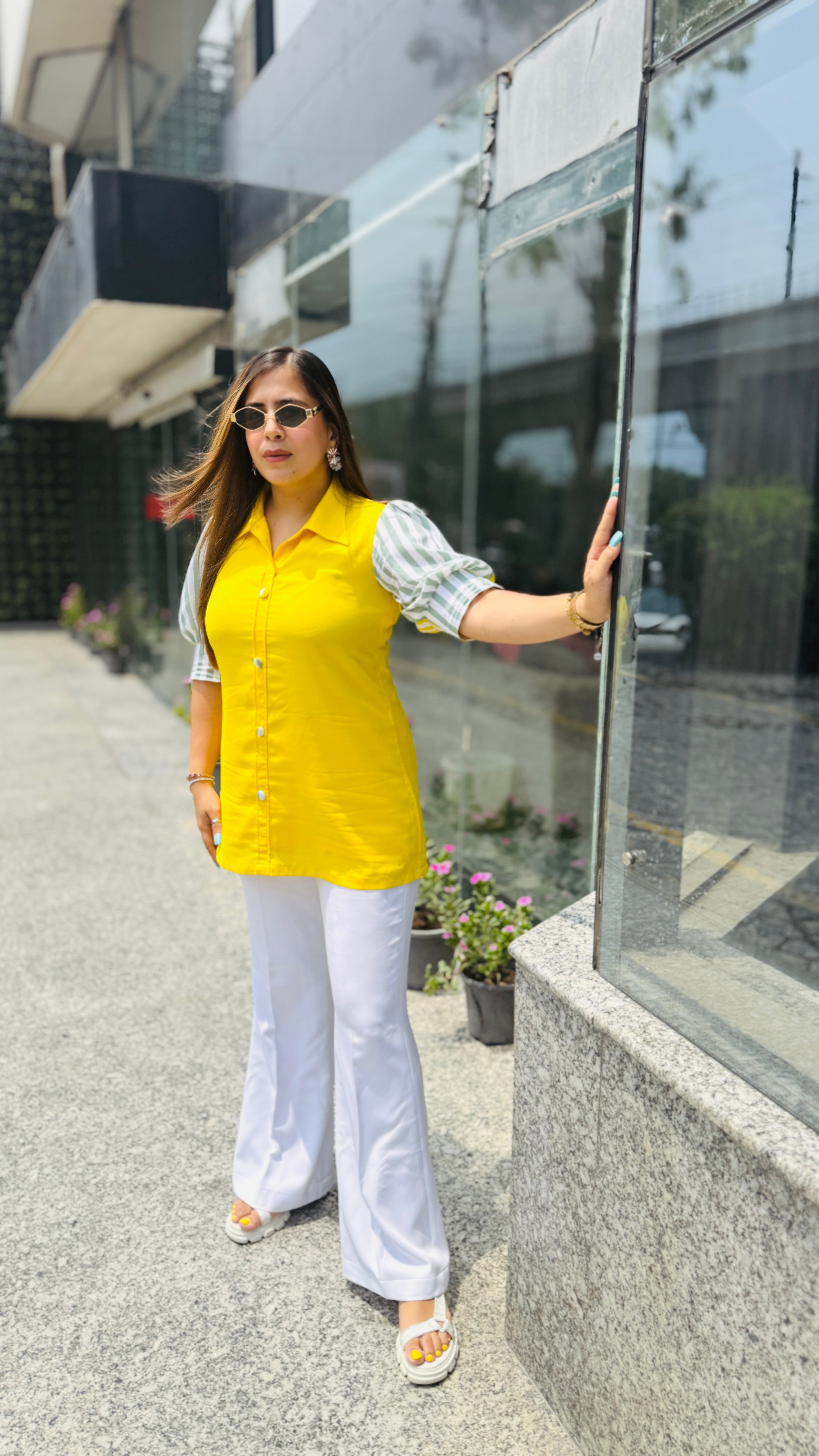 Yellow Stripes Shirt