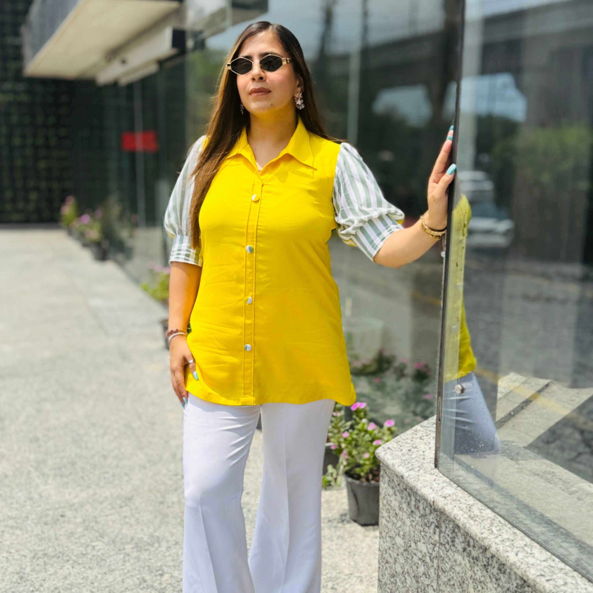 Yellow Stripes Shirt