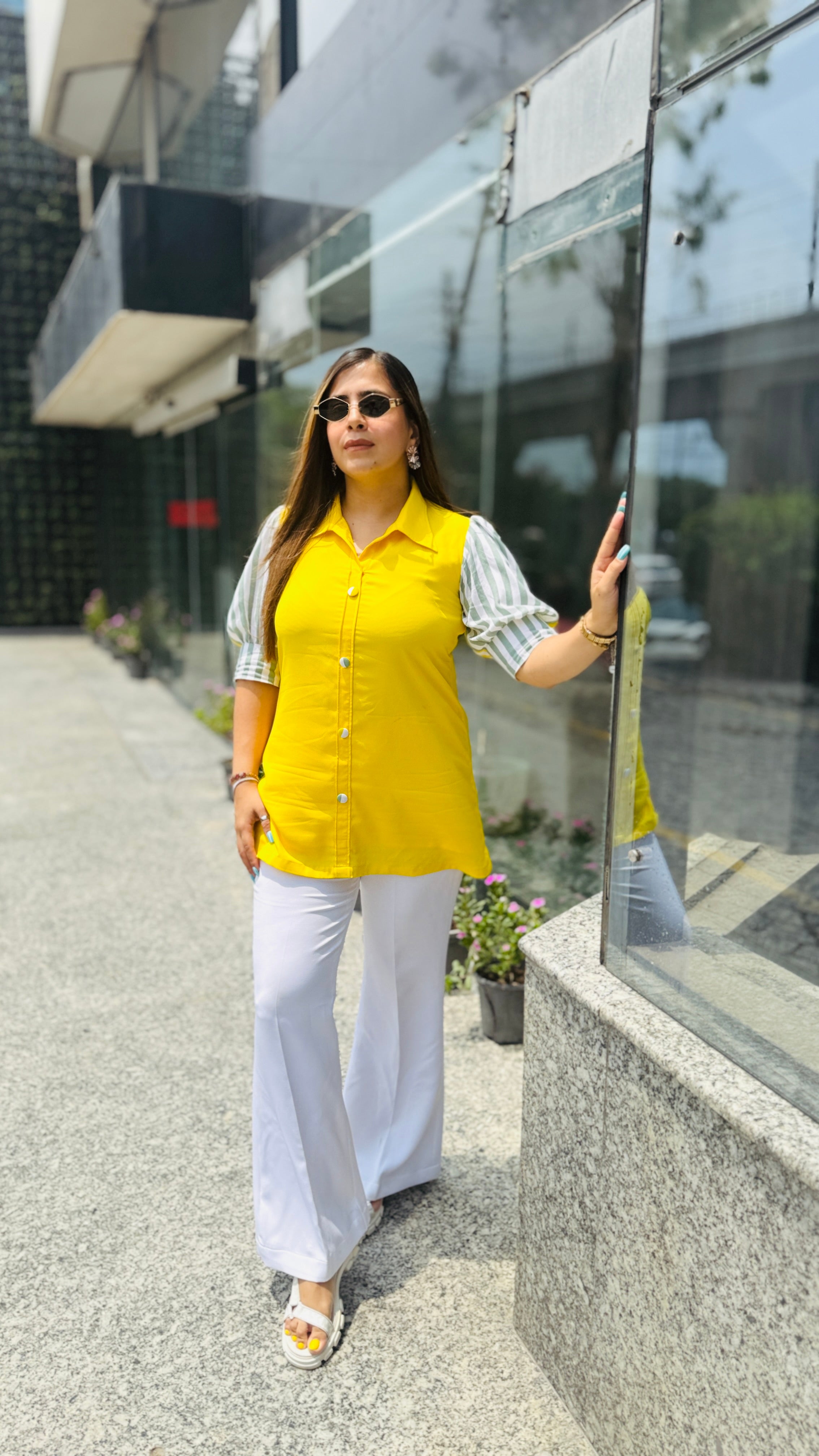 Yellow Stripes Shirt