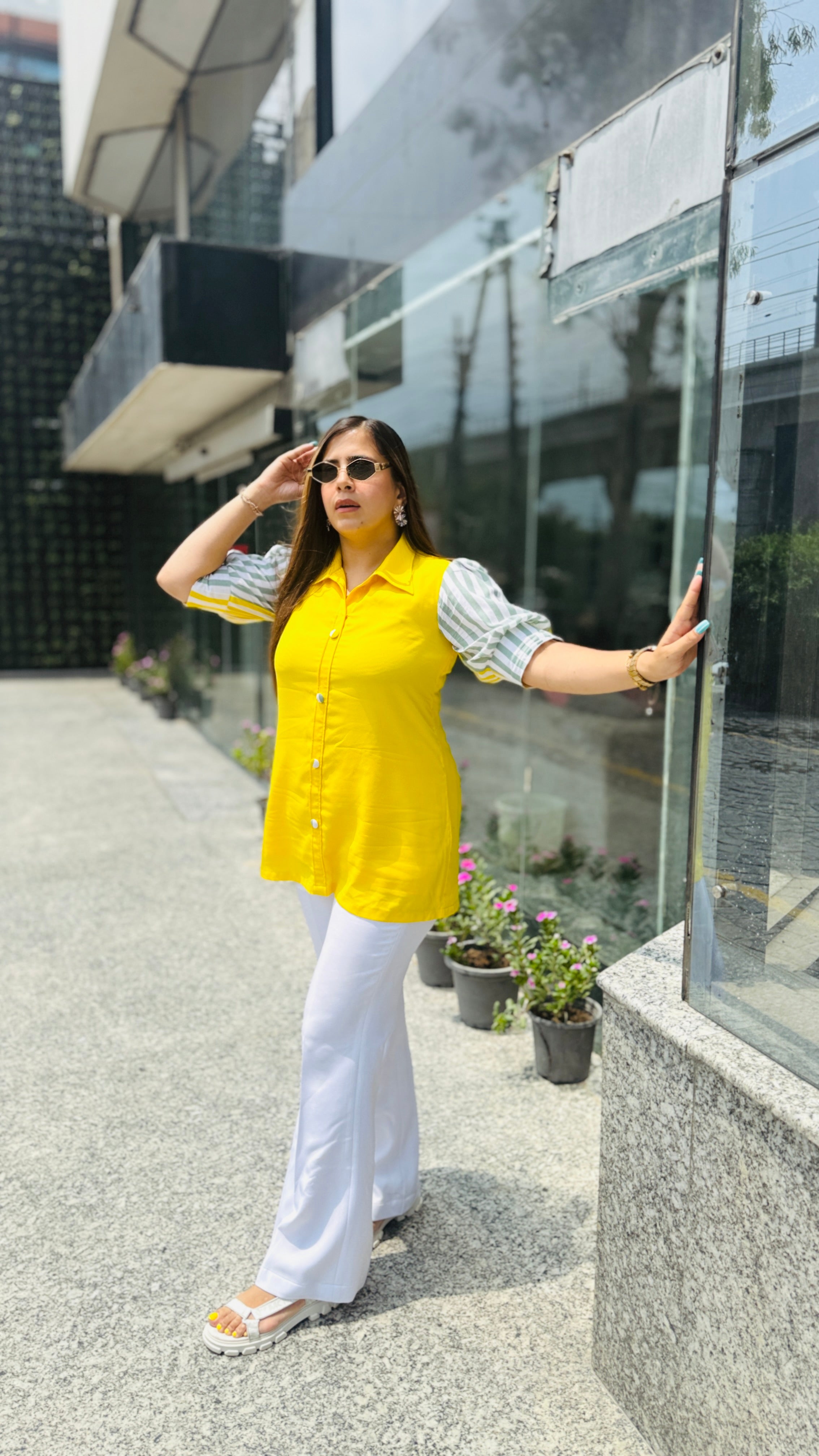 Yellow Stripes Shirt