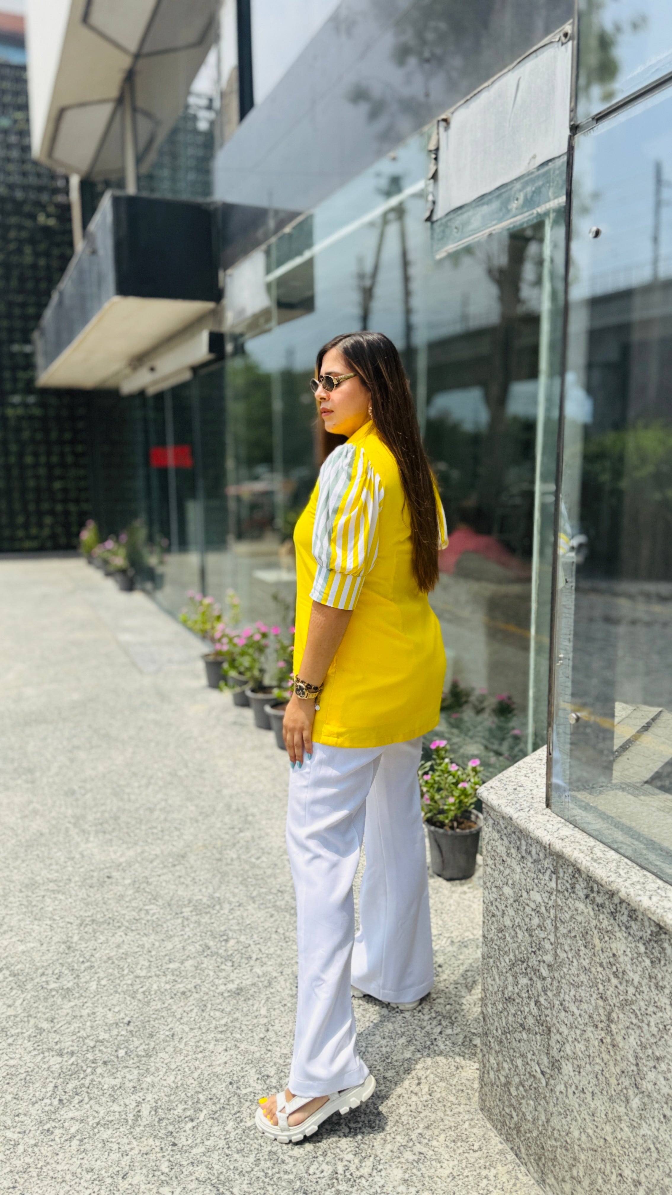 Yellow Stripes Shirt