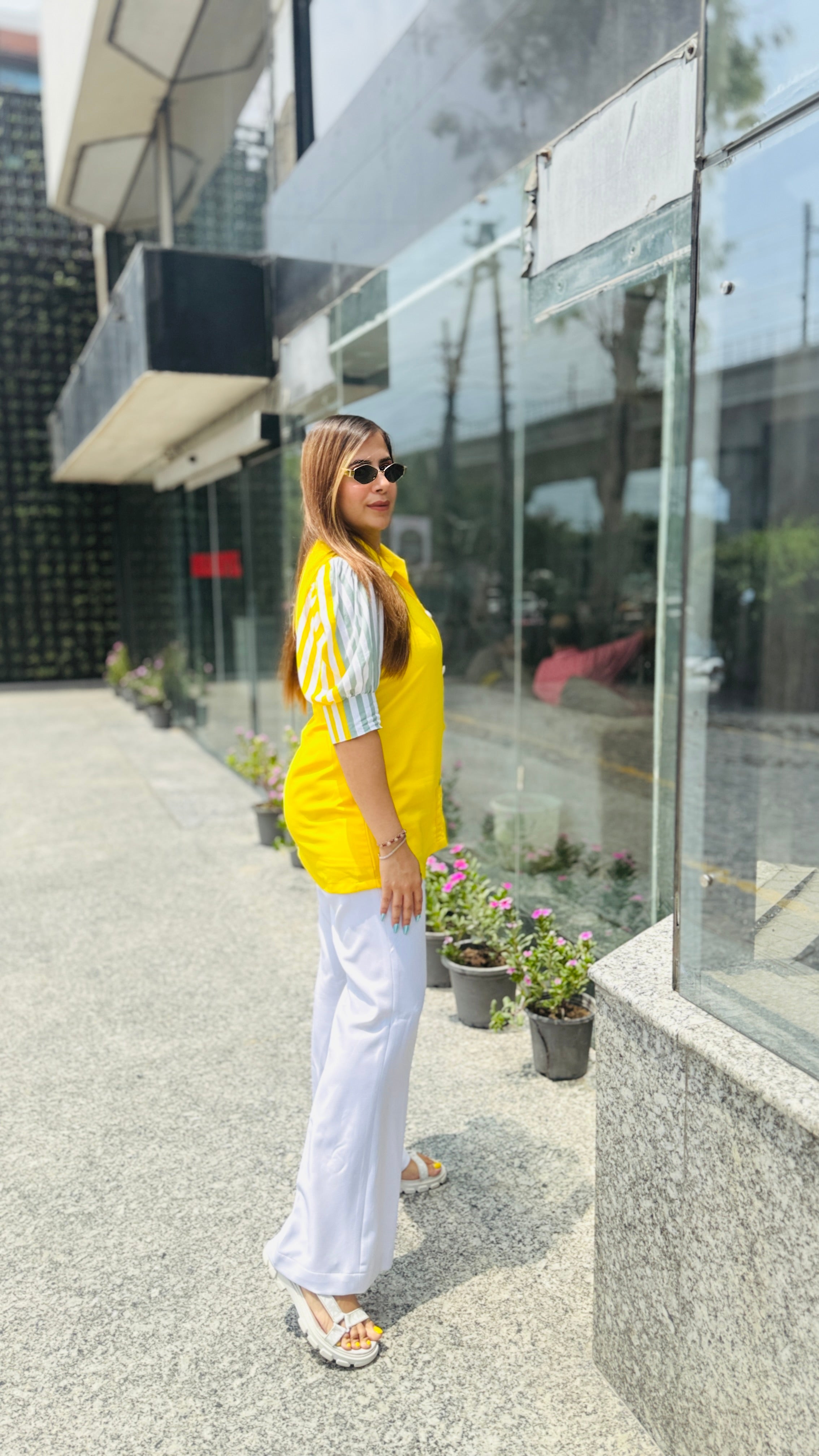 Yellow Stripes Shirt