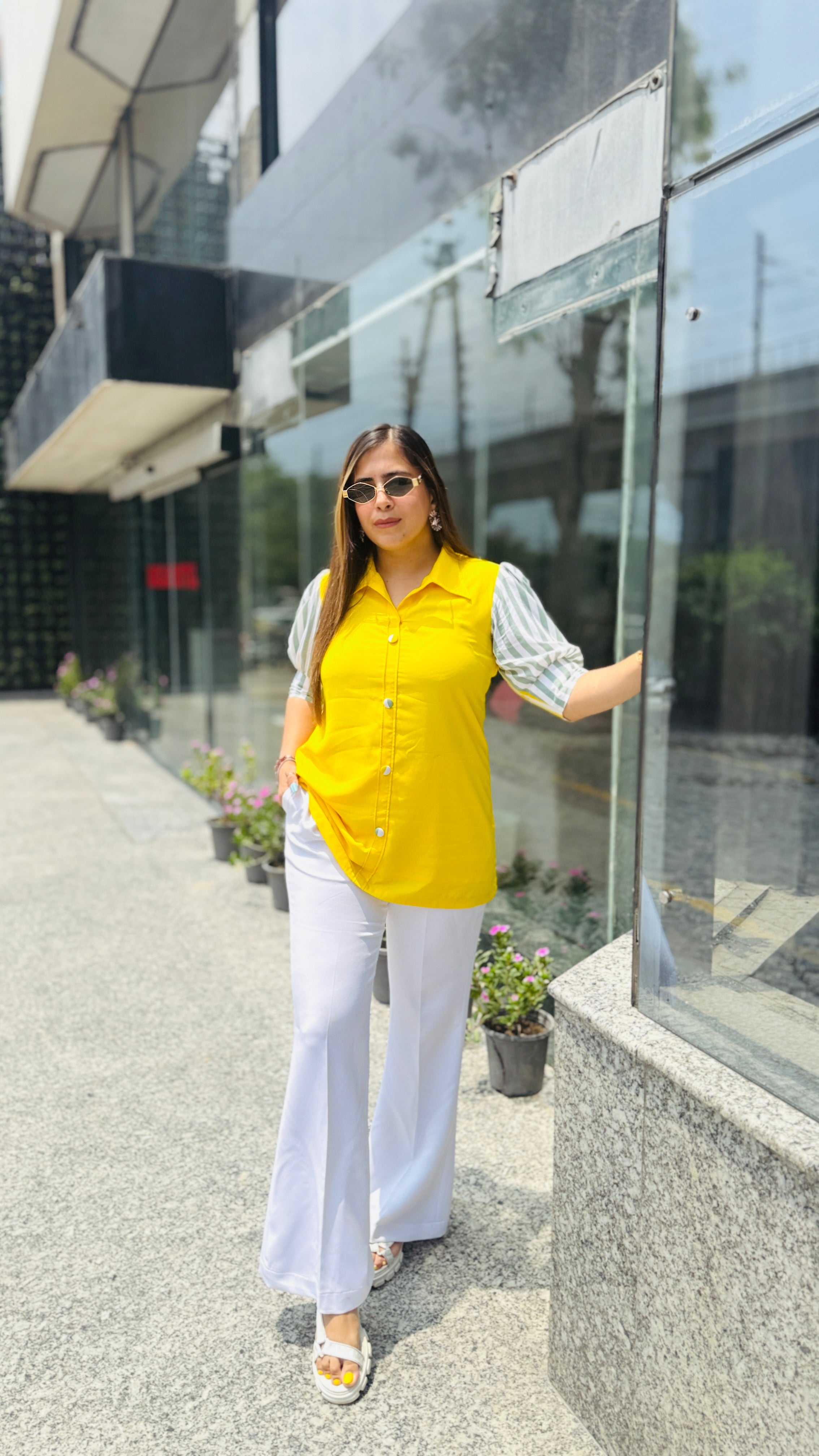 Yellow Stripes Shirt