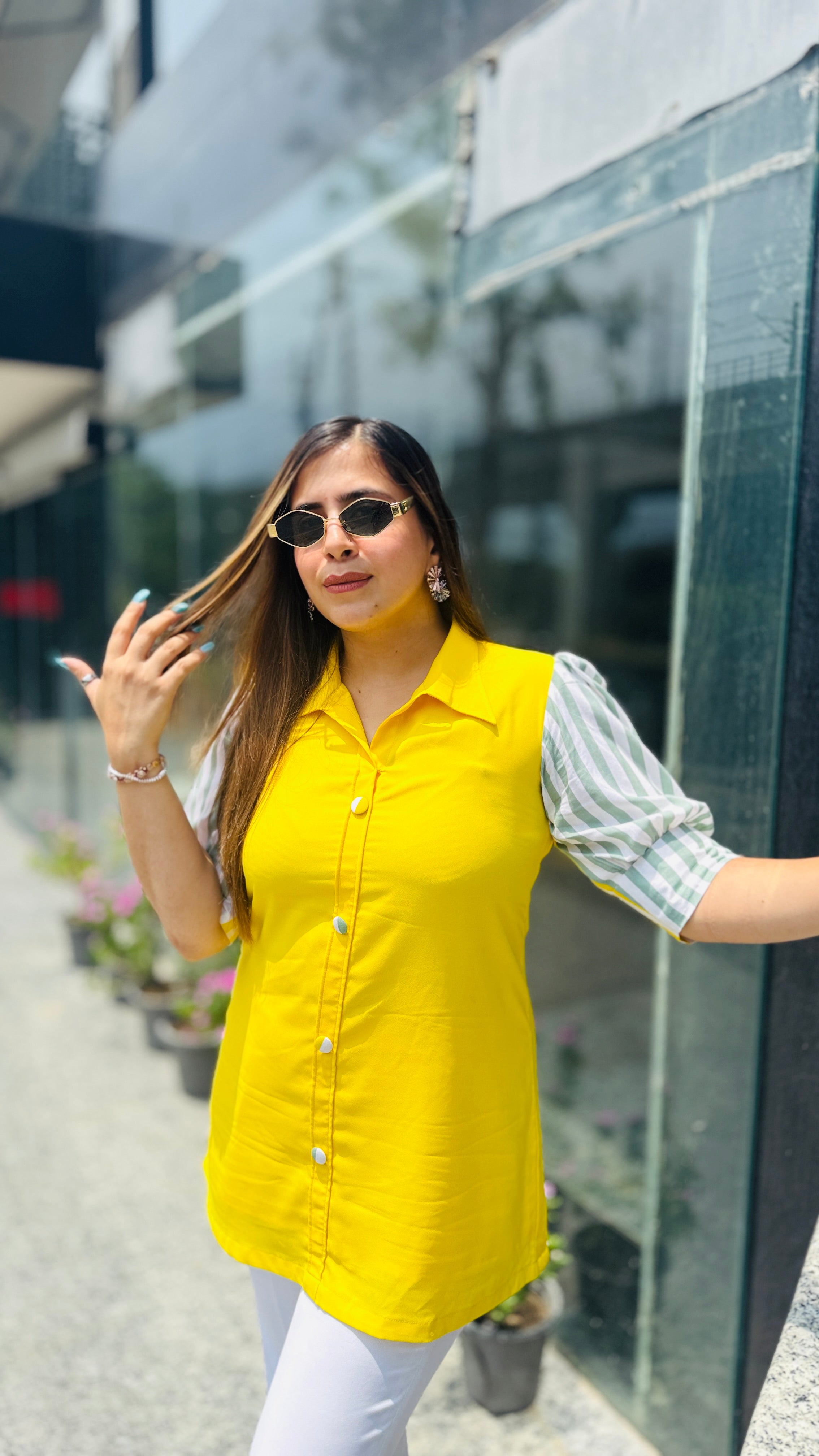 Yellow Stripes Shirt