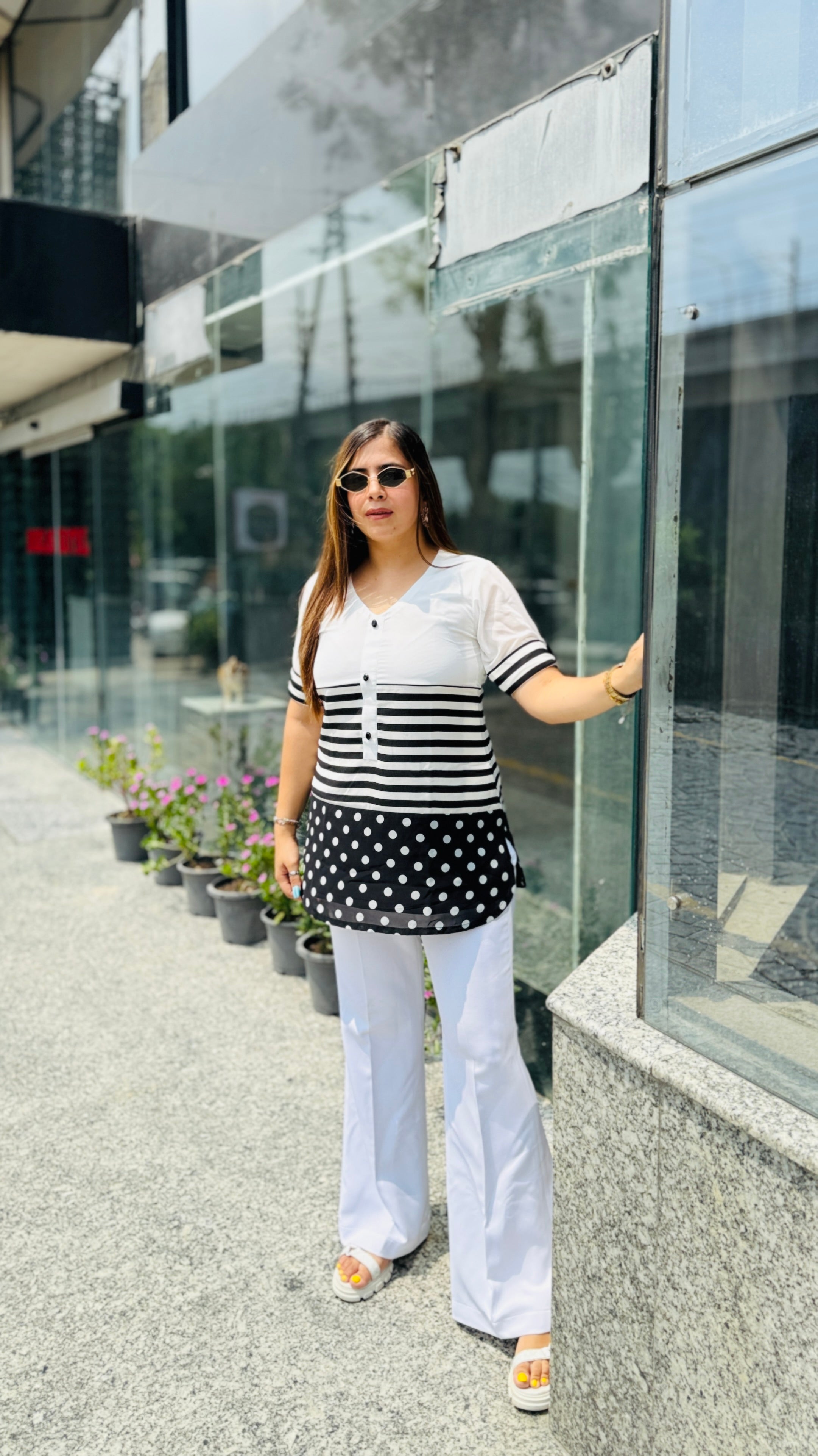 Monochrome Magic Top