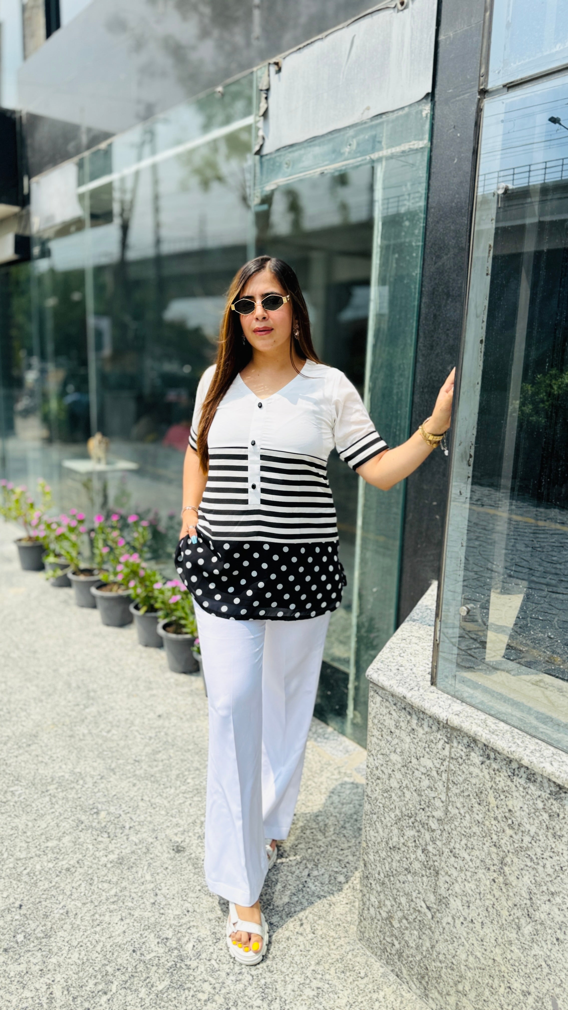 Monochrome Magic Top