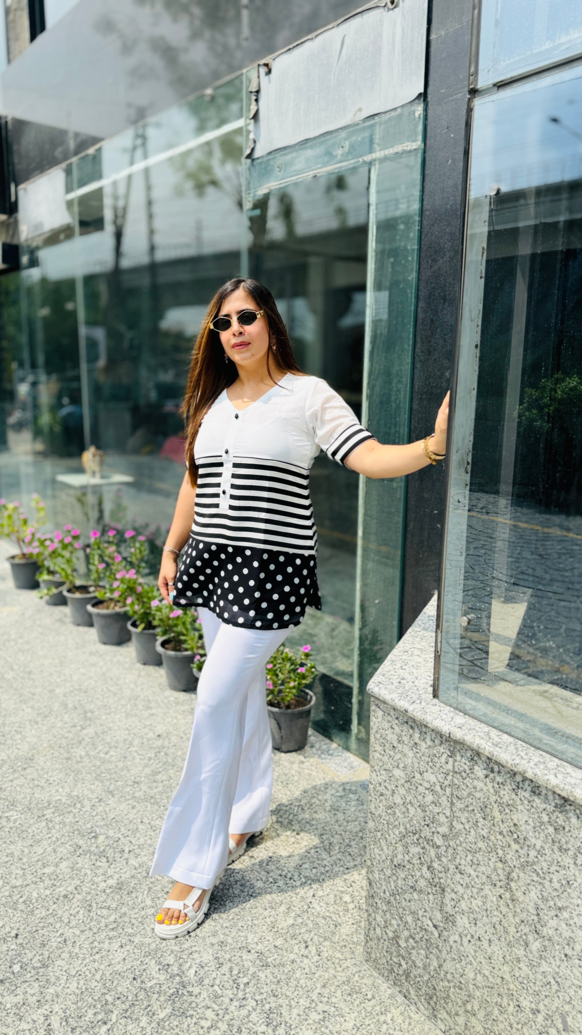 Monochrome Magic Top