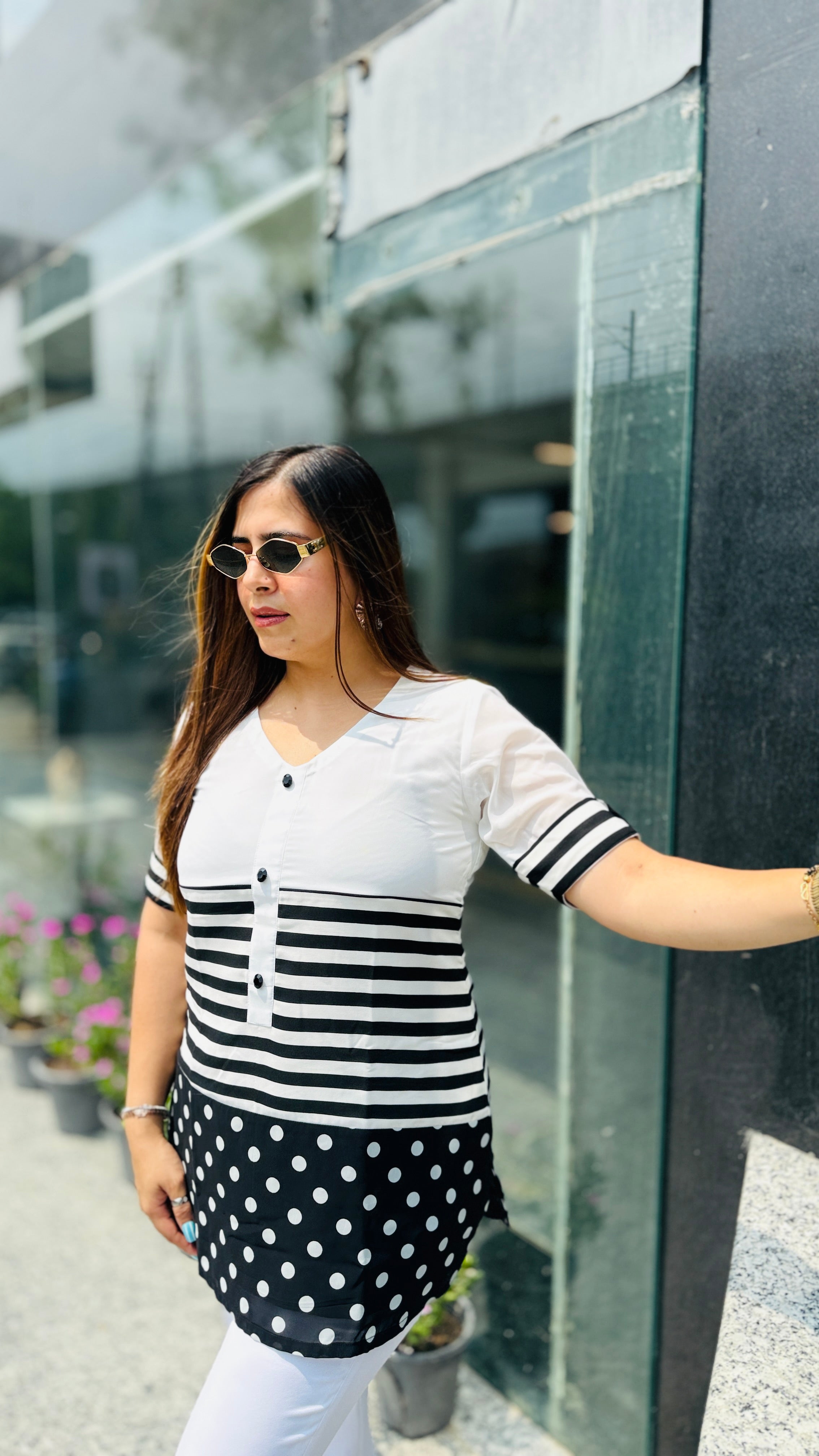 Monochrome Magic Top