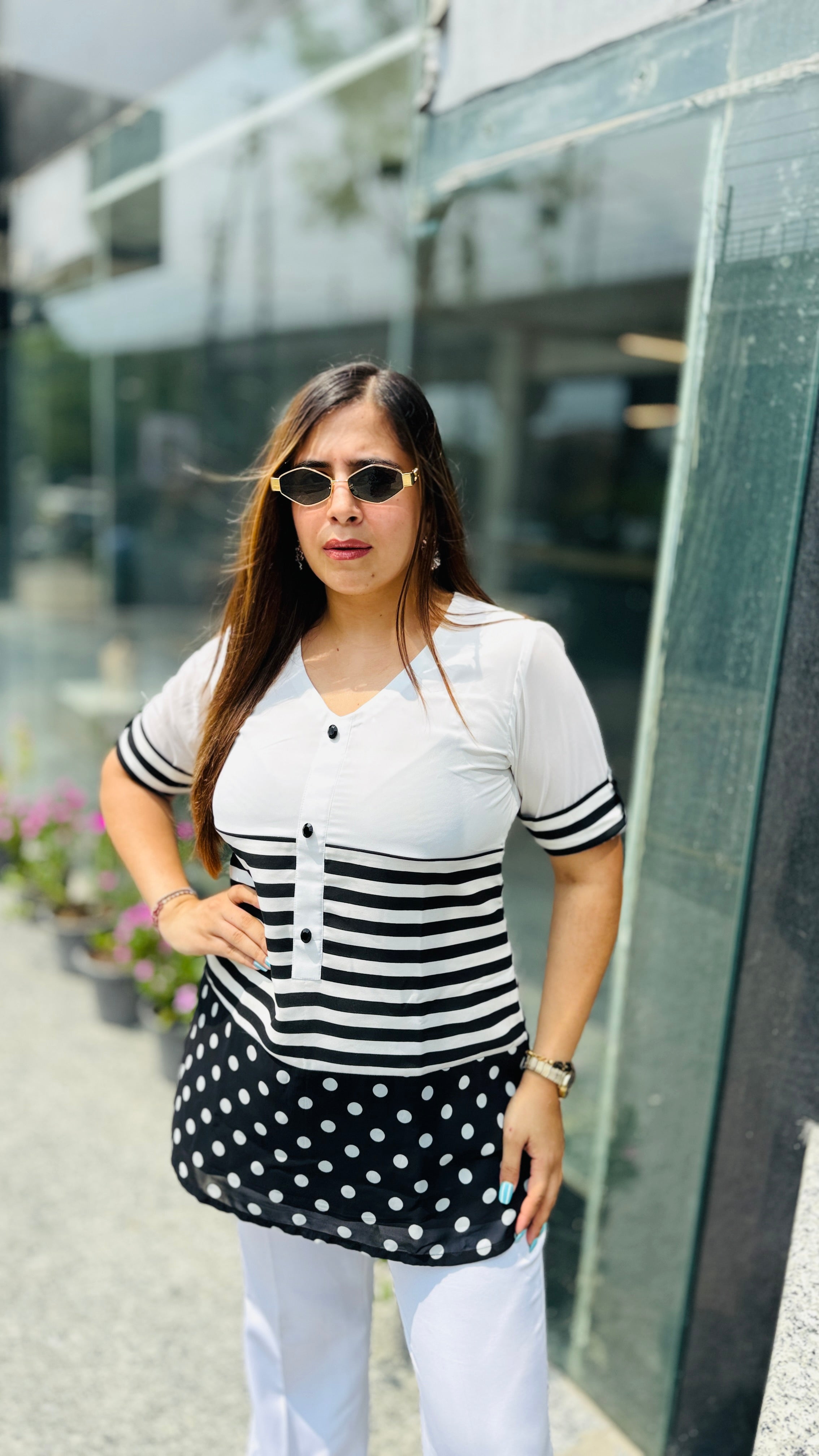 Monochrome Magic Top