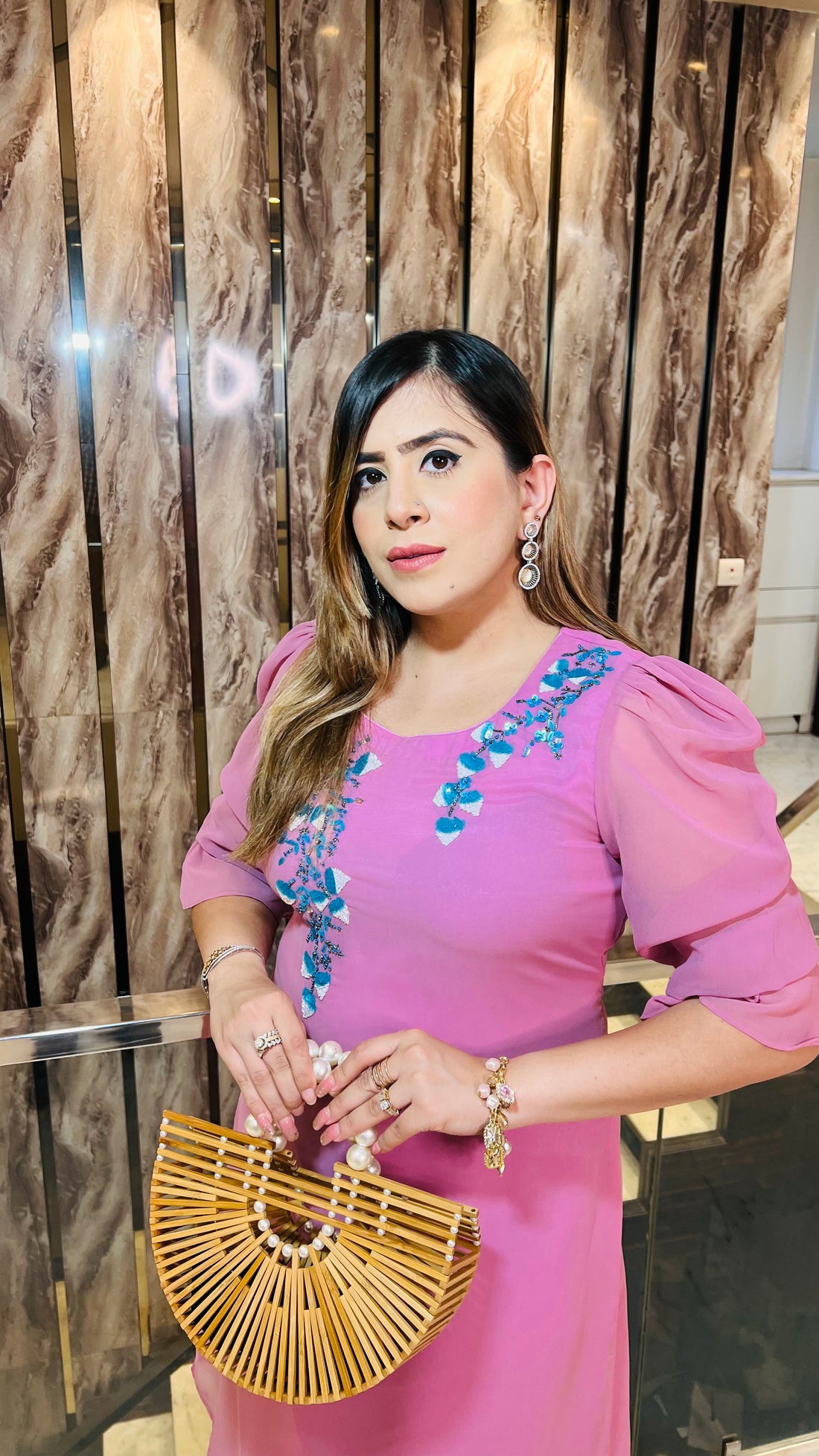 Lilac High-Low Co-Ord