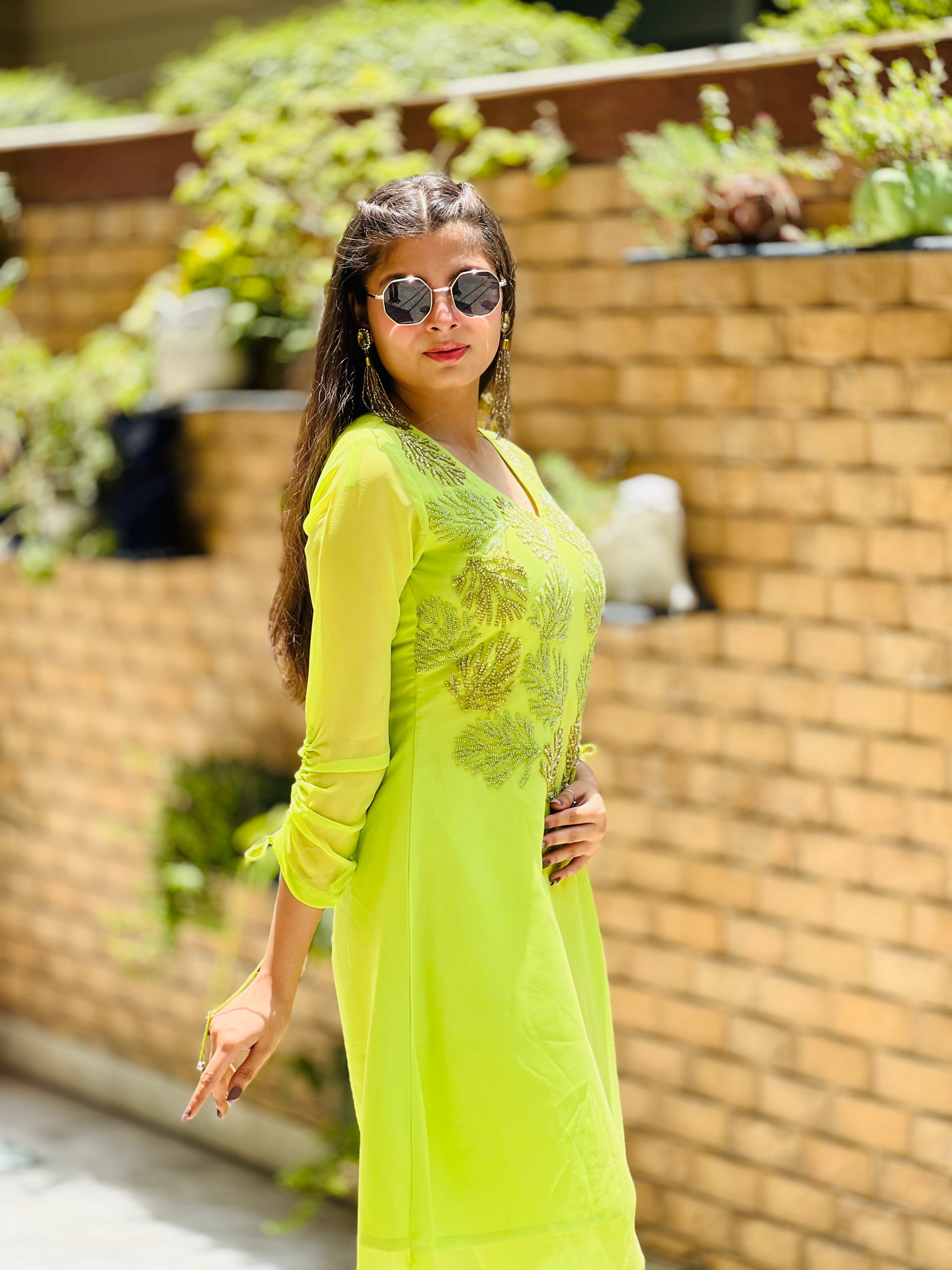 Apple Tini Embroidered Co-ord