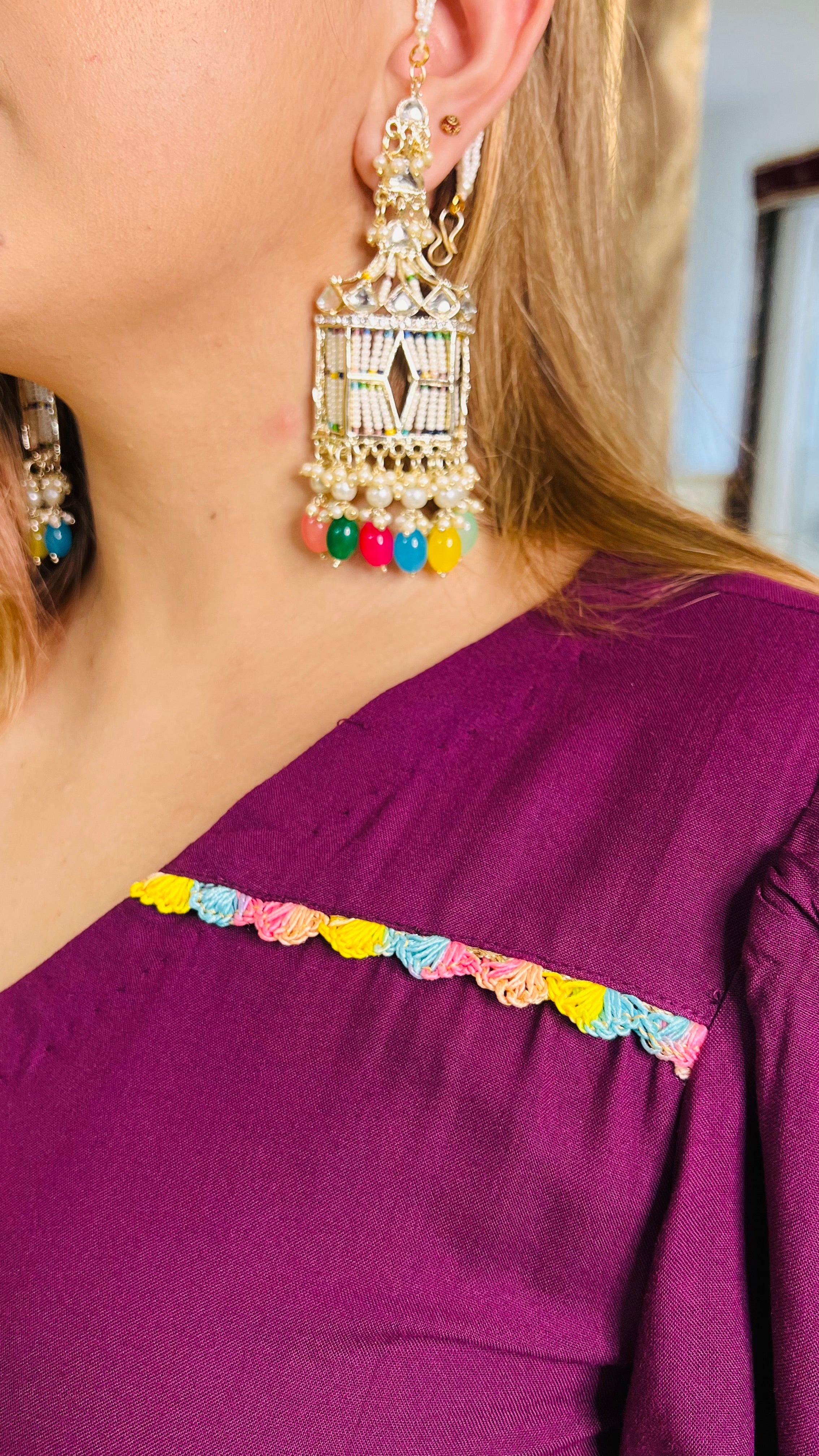 Purple Kathakali Suit