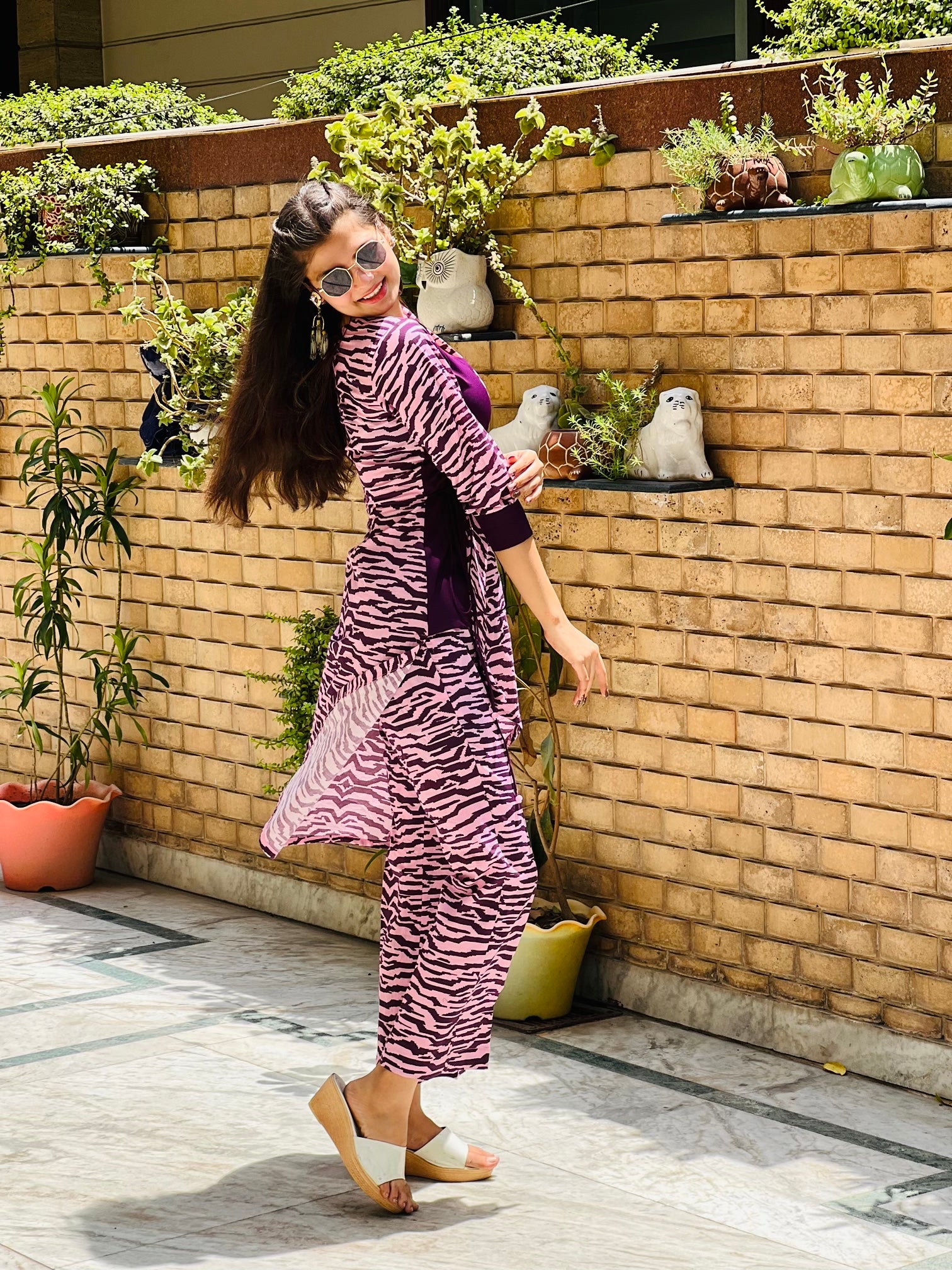 Lilac Zebra Co-ord