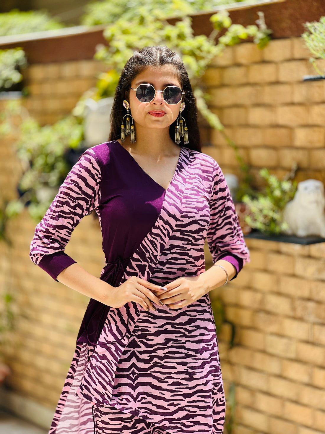 Lilac Zebra Co-ord