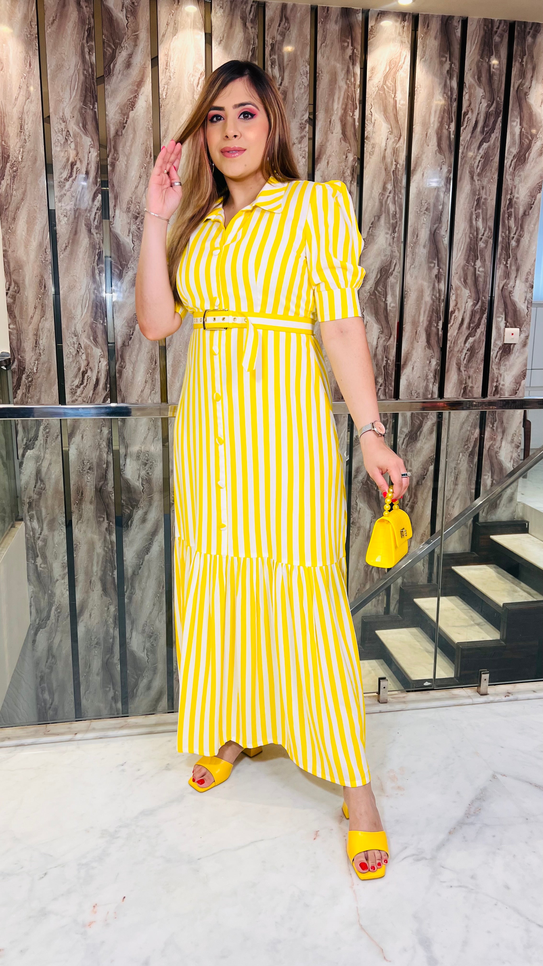 Yellow Stripes Maxi