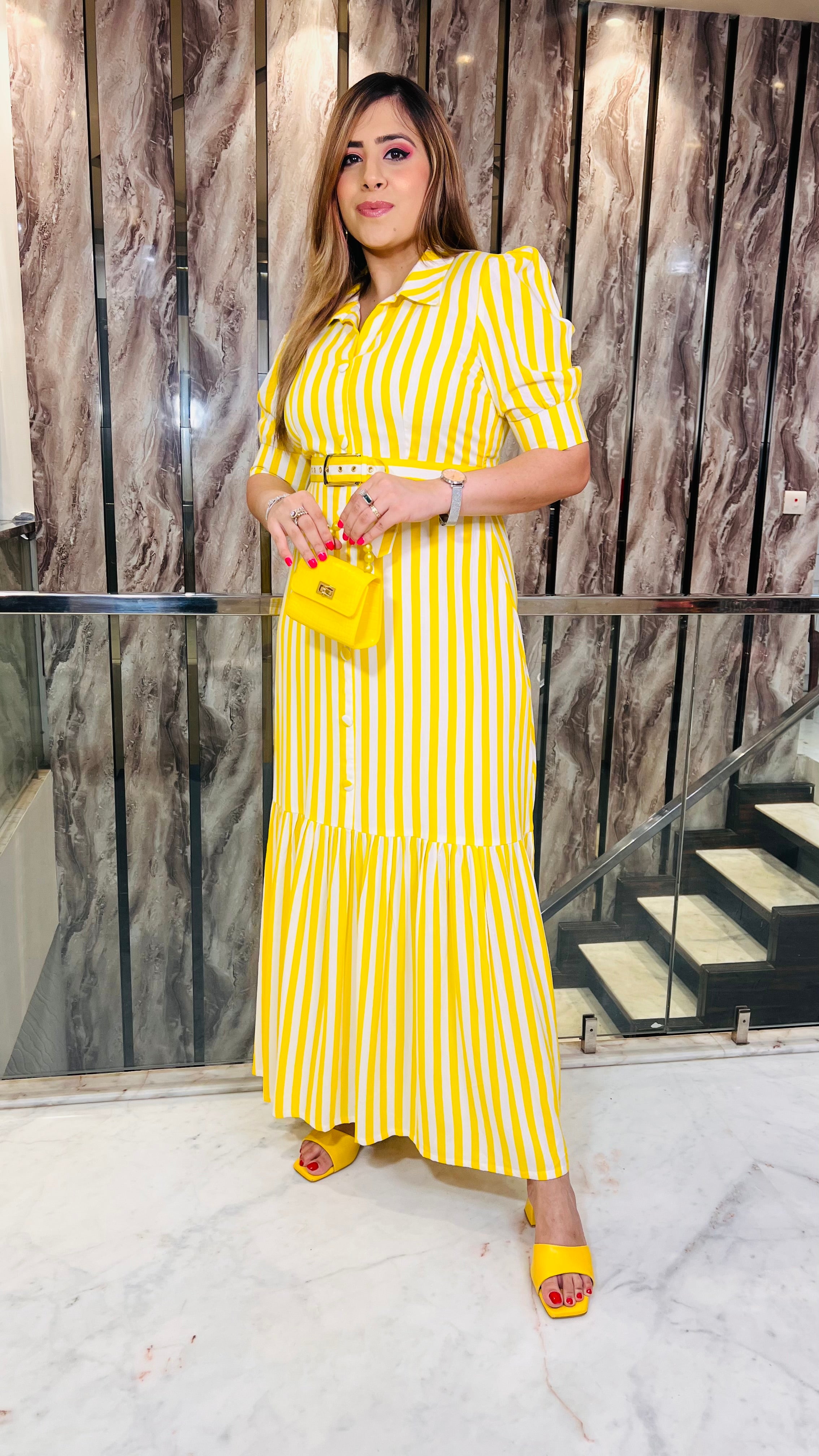 Yellow Stripes Maxi