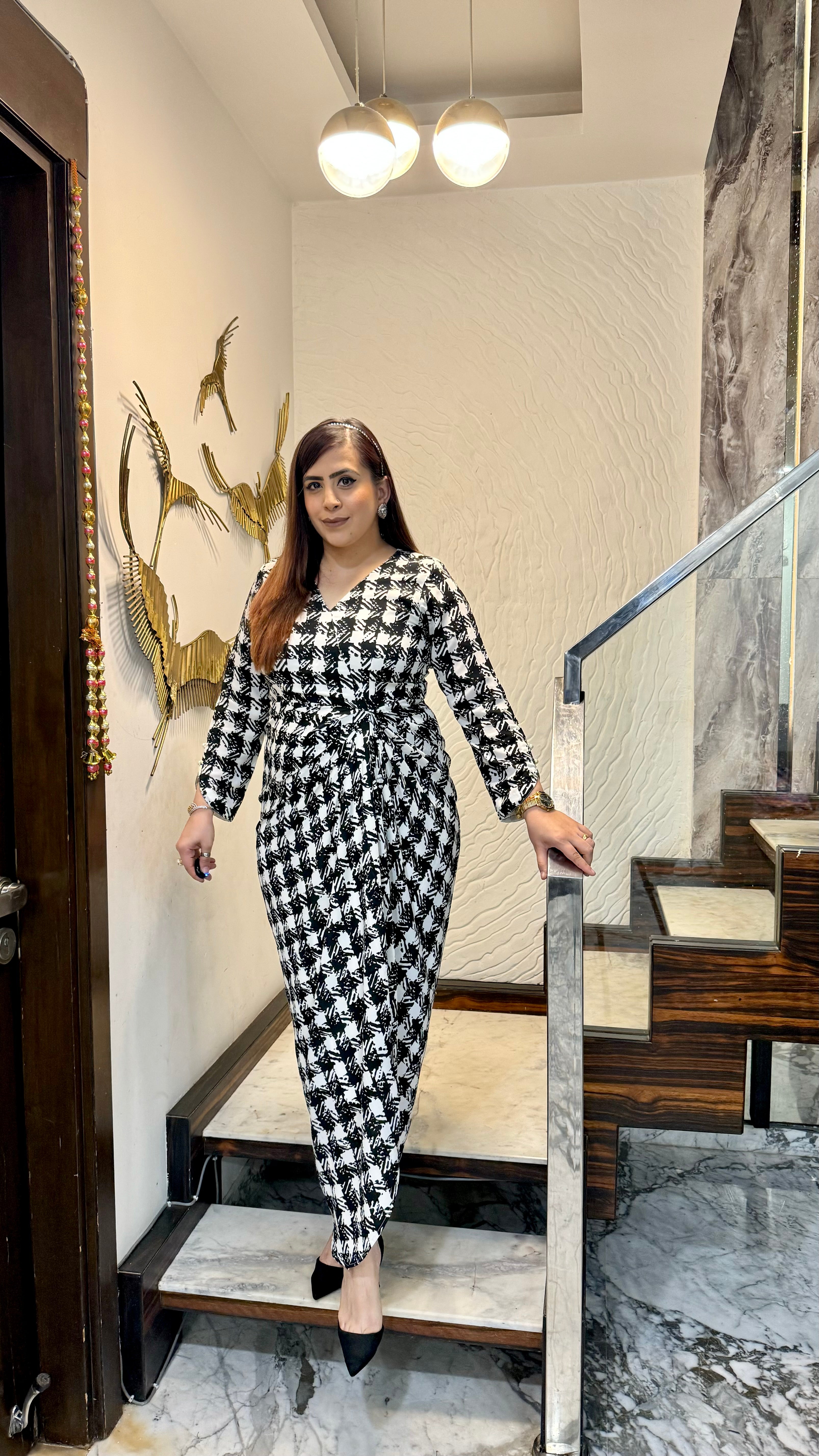 Monochrome Magician Drape