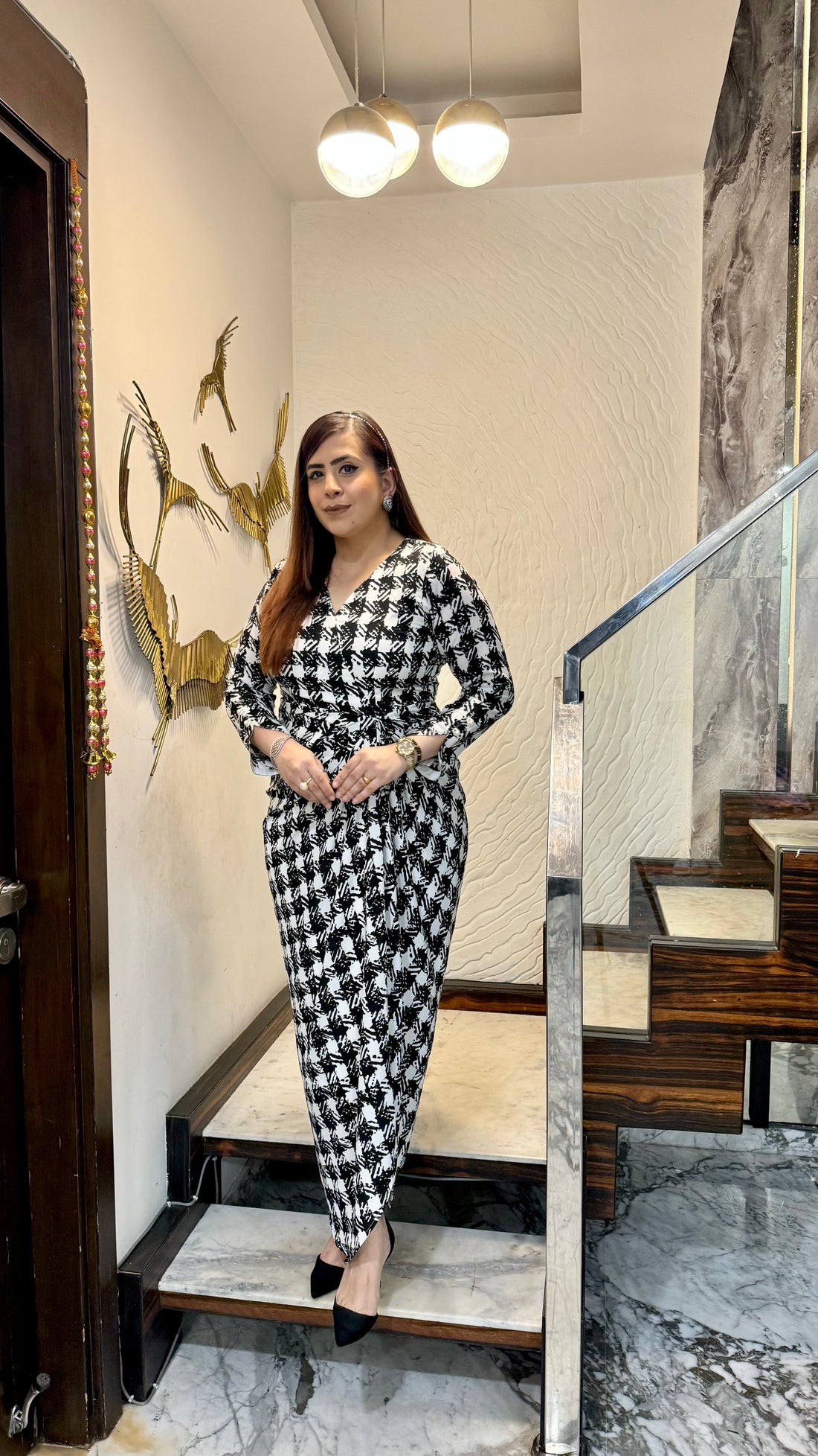 Monochrome Magician Drape