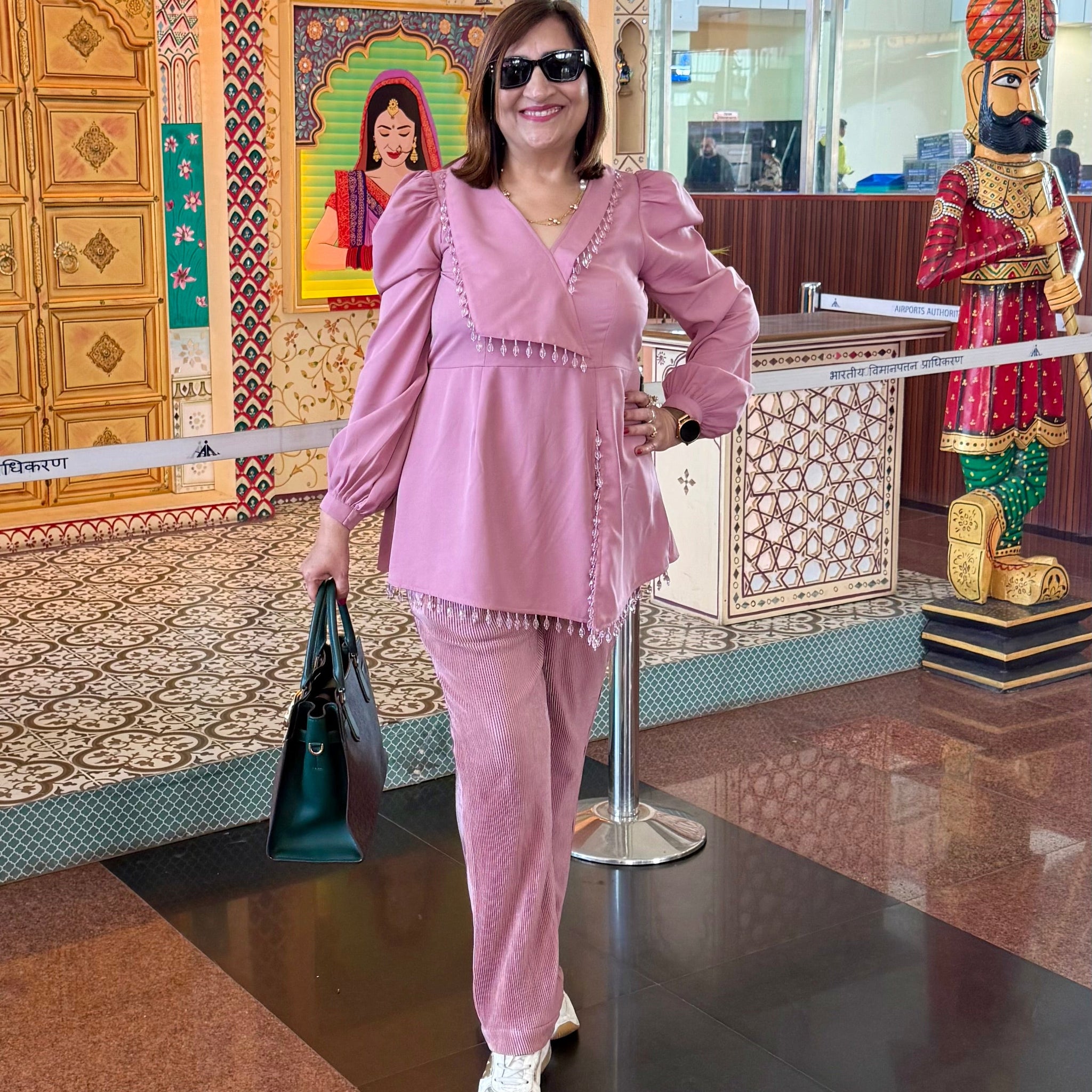 Blush Wrinkle Co-Ord