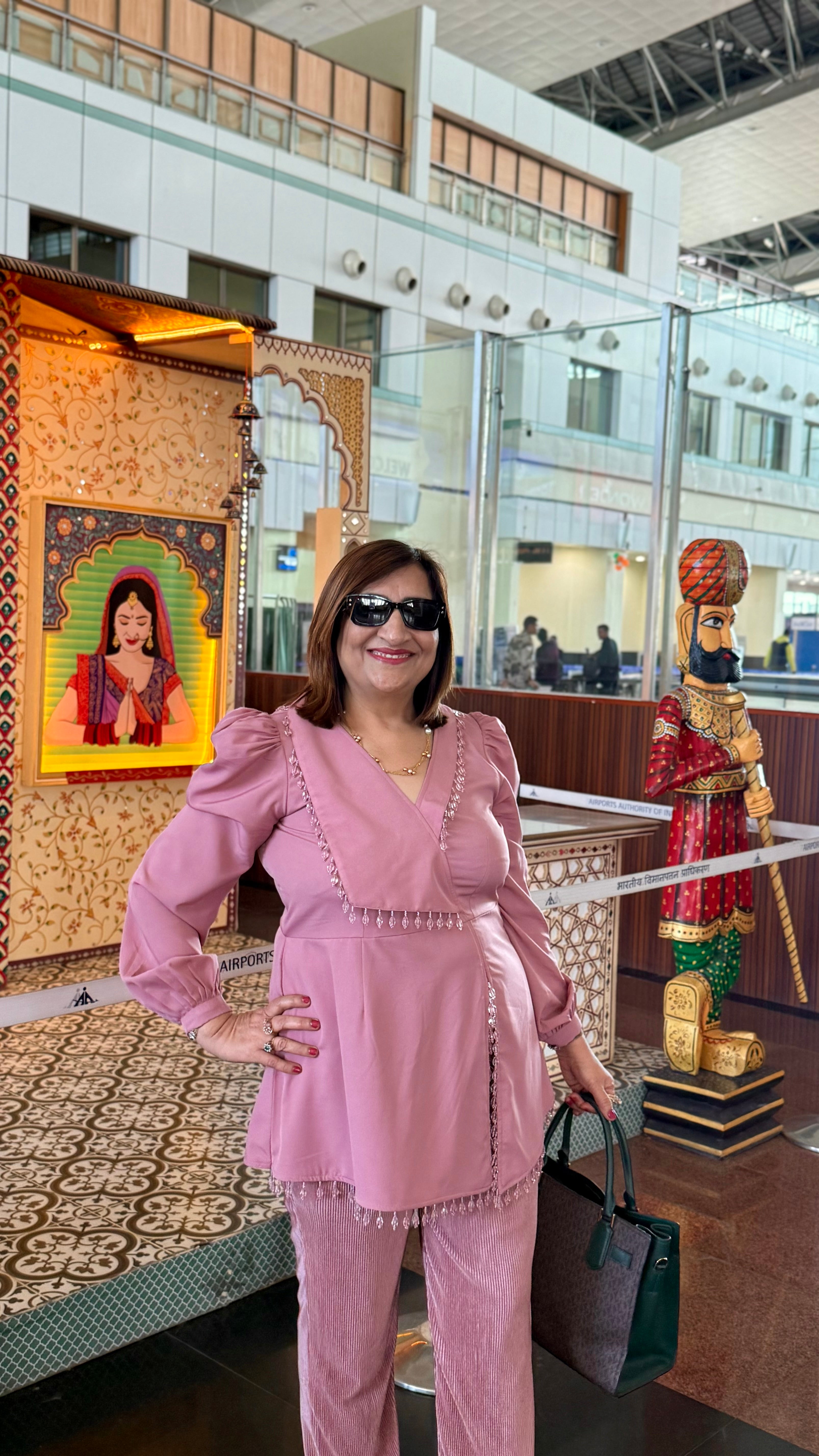 Blush Wrinkle Co-Ord