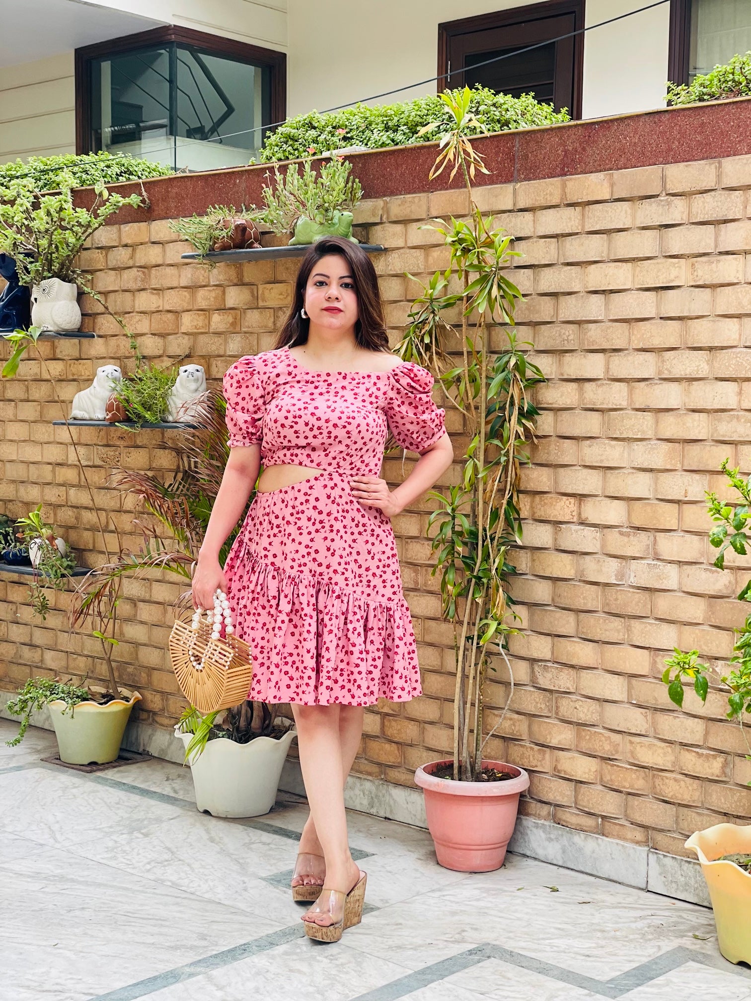 Strawberry Pink Summer Dress